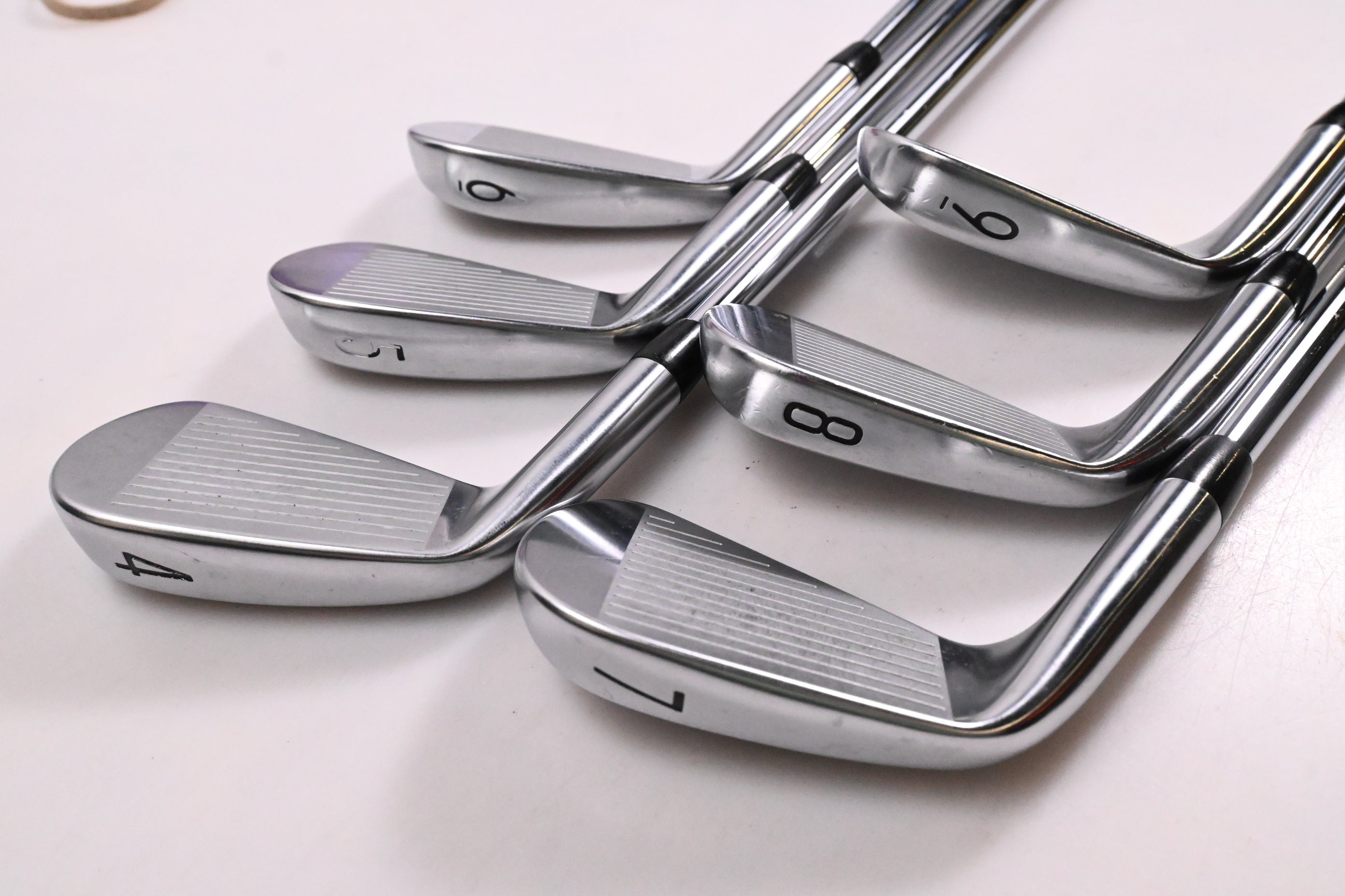 Titleist T100 2021 Irons / 4-9i / Stiff Flex AMT Tour White S300 Shafts