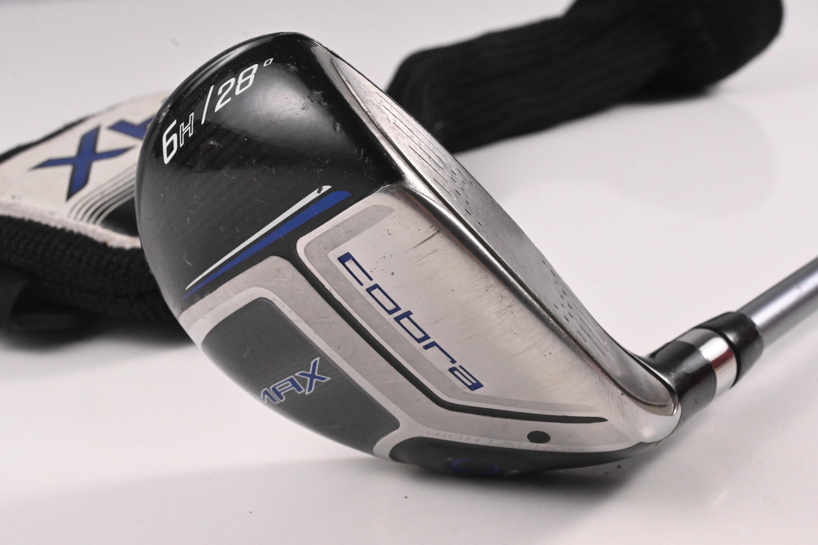 Cobra Max #6 Hybrid / 28 Degree / Lite Flex Matrix Ozik White Tie Max 56 Shaft