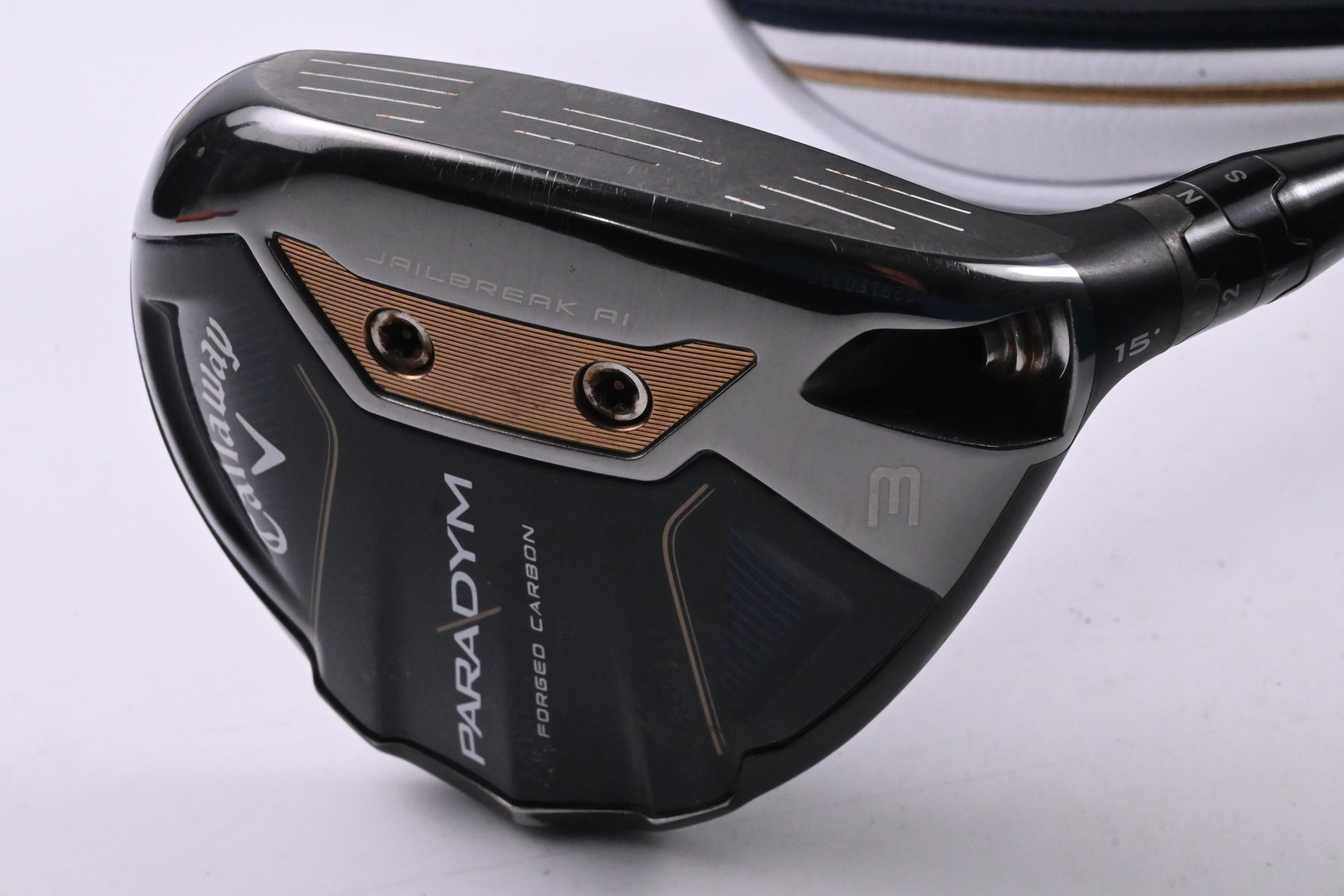 Callaway Paradym #3 Wood / 15 Degree / Stiff Flex HZRDUS GEN4 Silver 60 Shaft