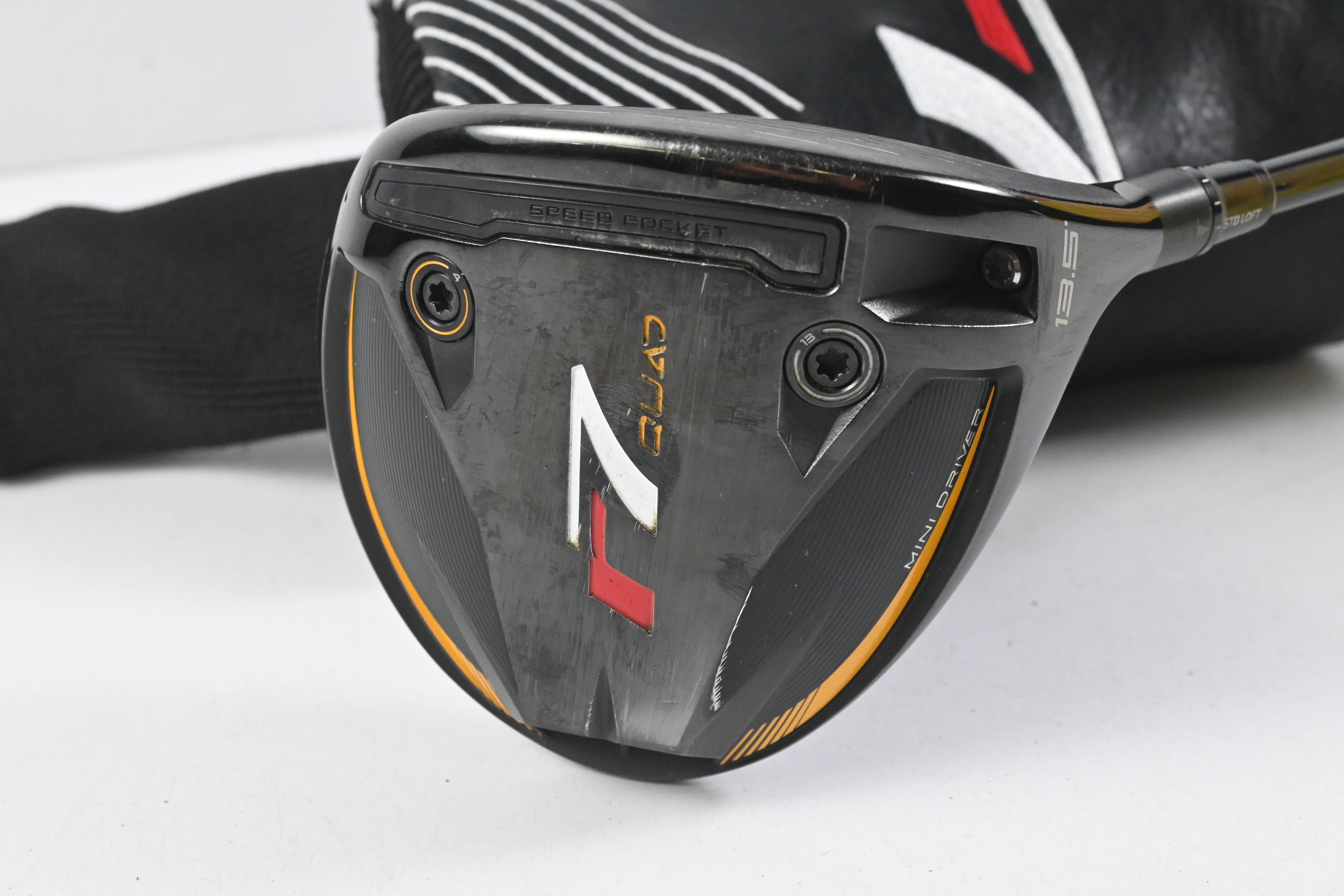 Taylormade R7 Quad Mini Driver / 13.5 Degree / Stiff Flex Fujikura Speeder MD 6