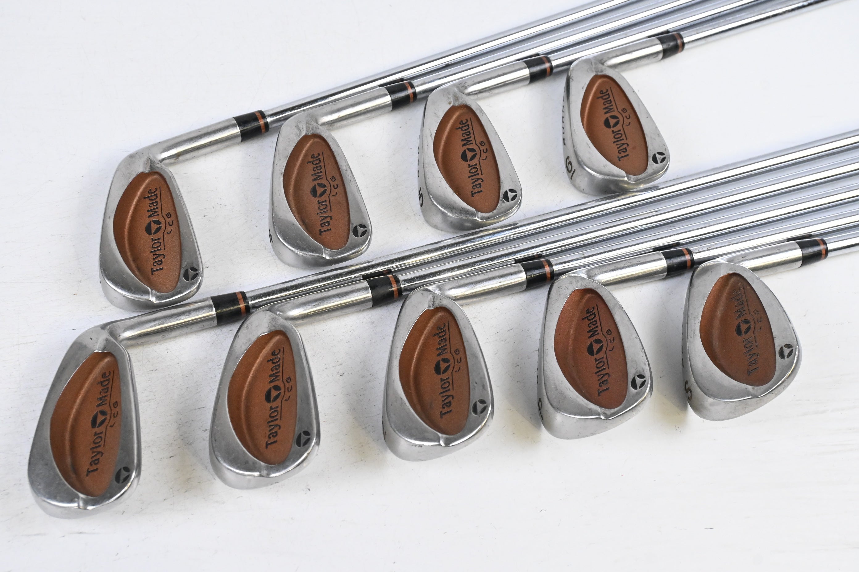 Taylormade Burner LCG Irons / 3-PW+SW / Regular Flex Rifle Precision 80 Shafts