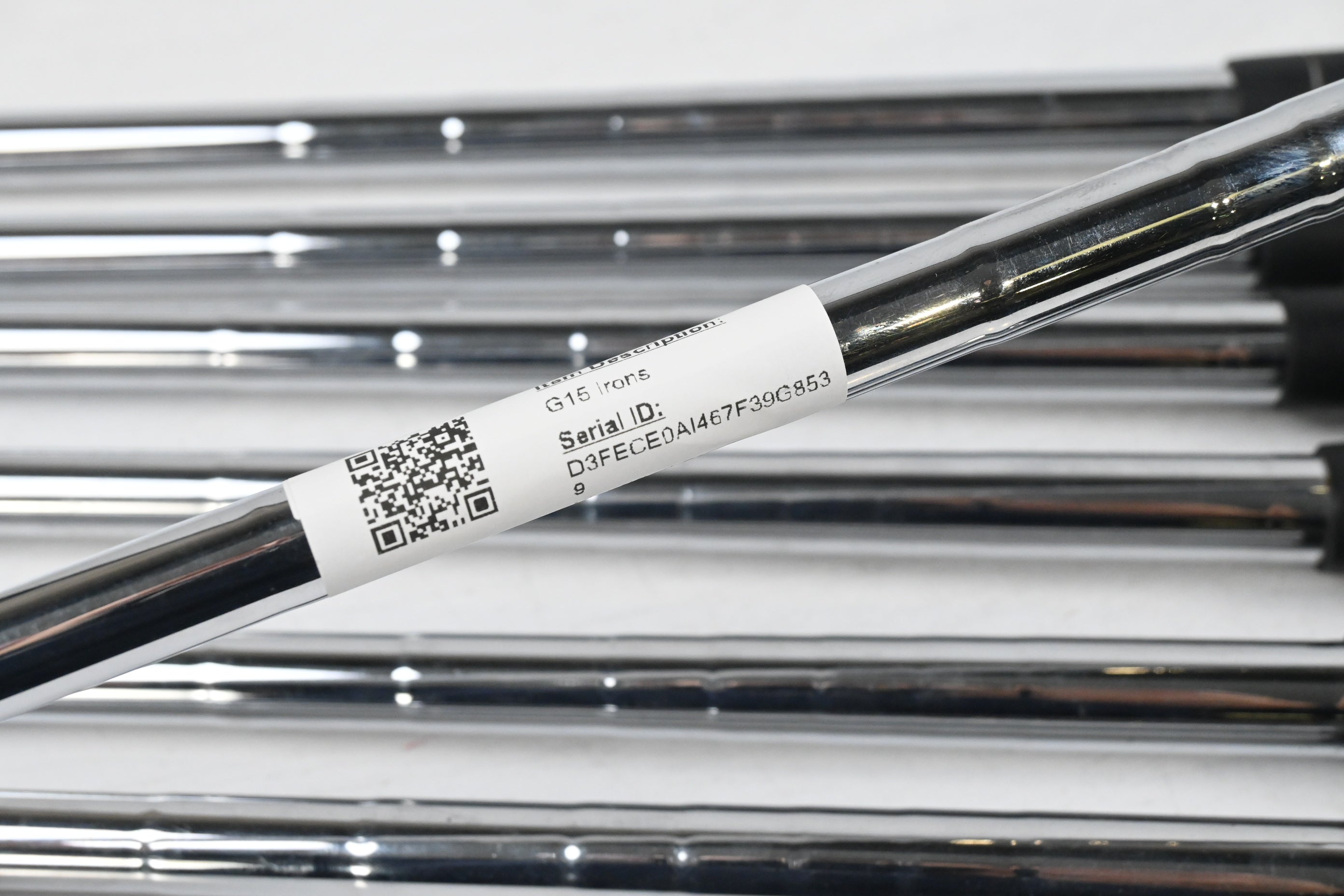 Ping G15 Irons / 4-PW / Green Dot / Regular Flex Ping AWT Shafts
