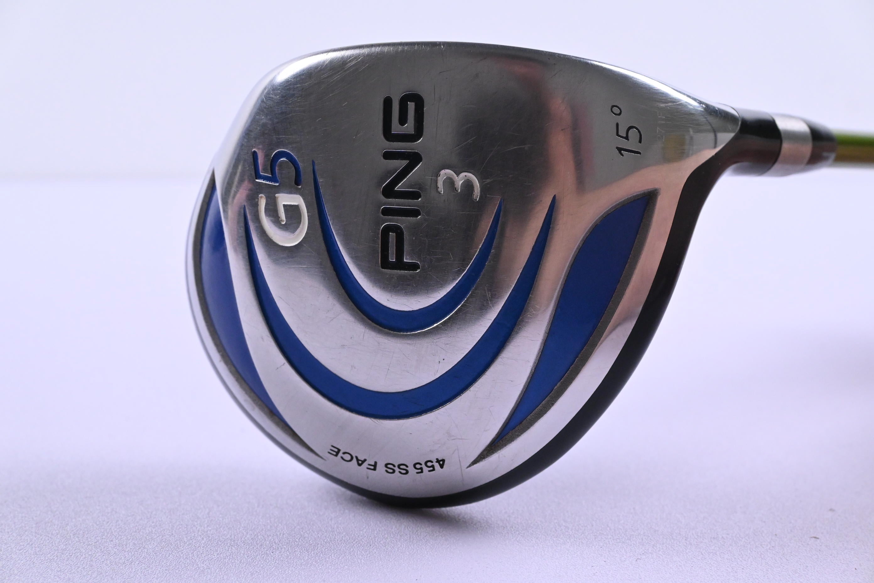 Ping G5 #3 Wood / 15 Degree / Stiff Flex Aldila NV Green 75 Shaft