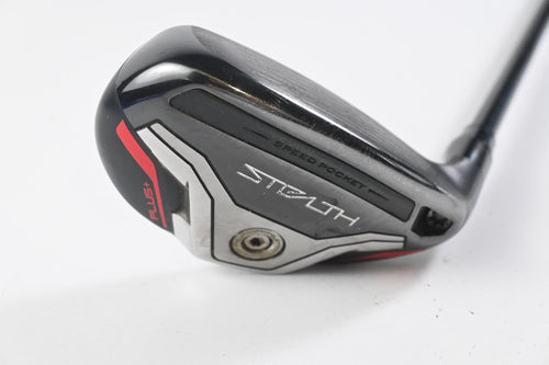 TaylorMade Stealth Plus #3 Hybrid / 19.5 Degree / Stiff Flex Hzrdus Smoke RDX 80