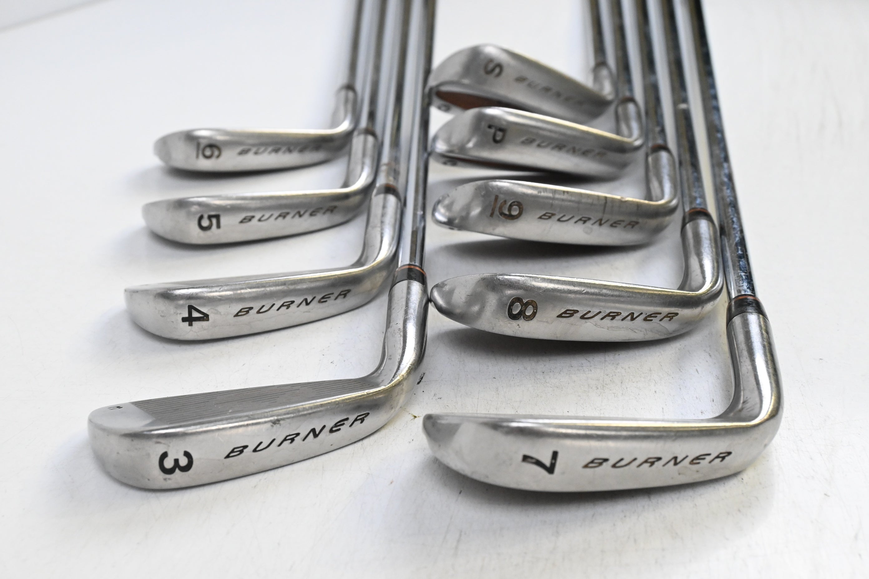 Taylormade Burner LCG Irons / 3-PW+SW / Regular Flex Rifle Precision 80 Shafts