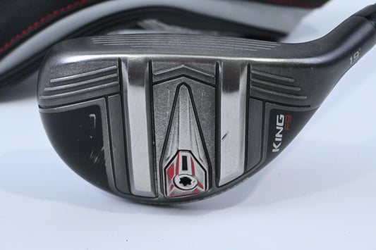 Cobra King F9 #3 Hybrid / 19 Degree / Stiff Flex Fujikura Atmos Black 7 Shaft