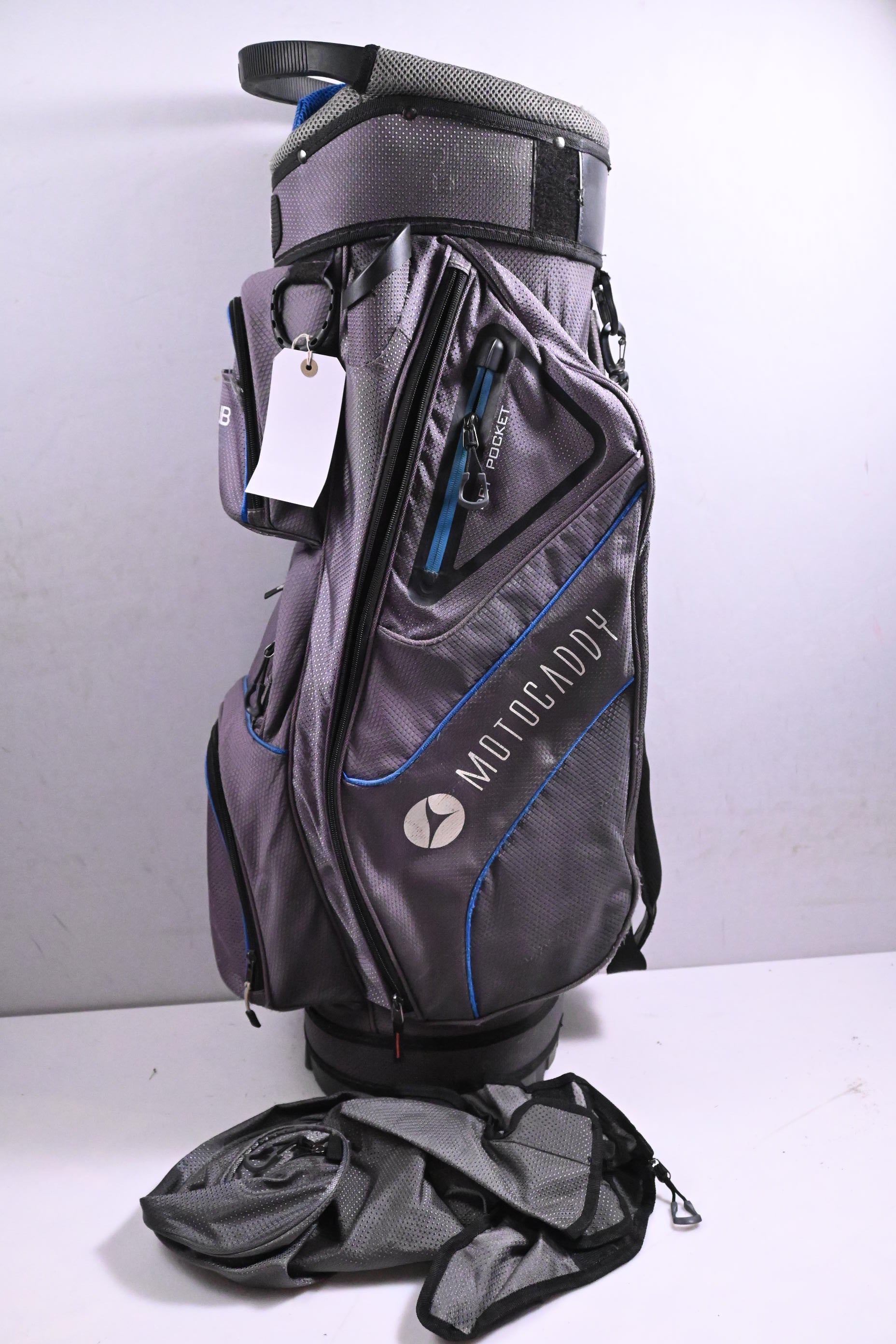 Motocaddy Club Series Cart Bag / 14-Way Divider / Grey