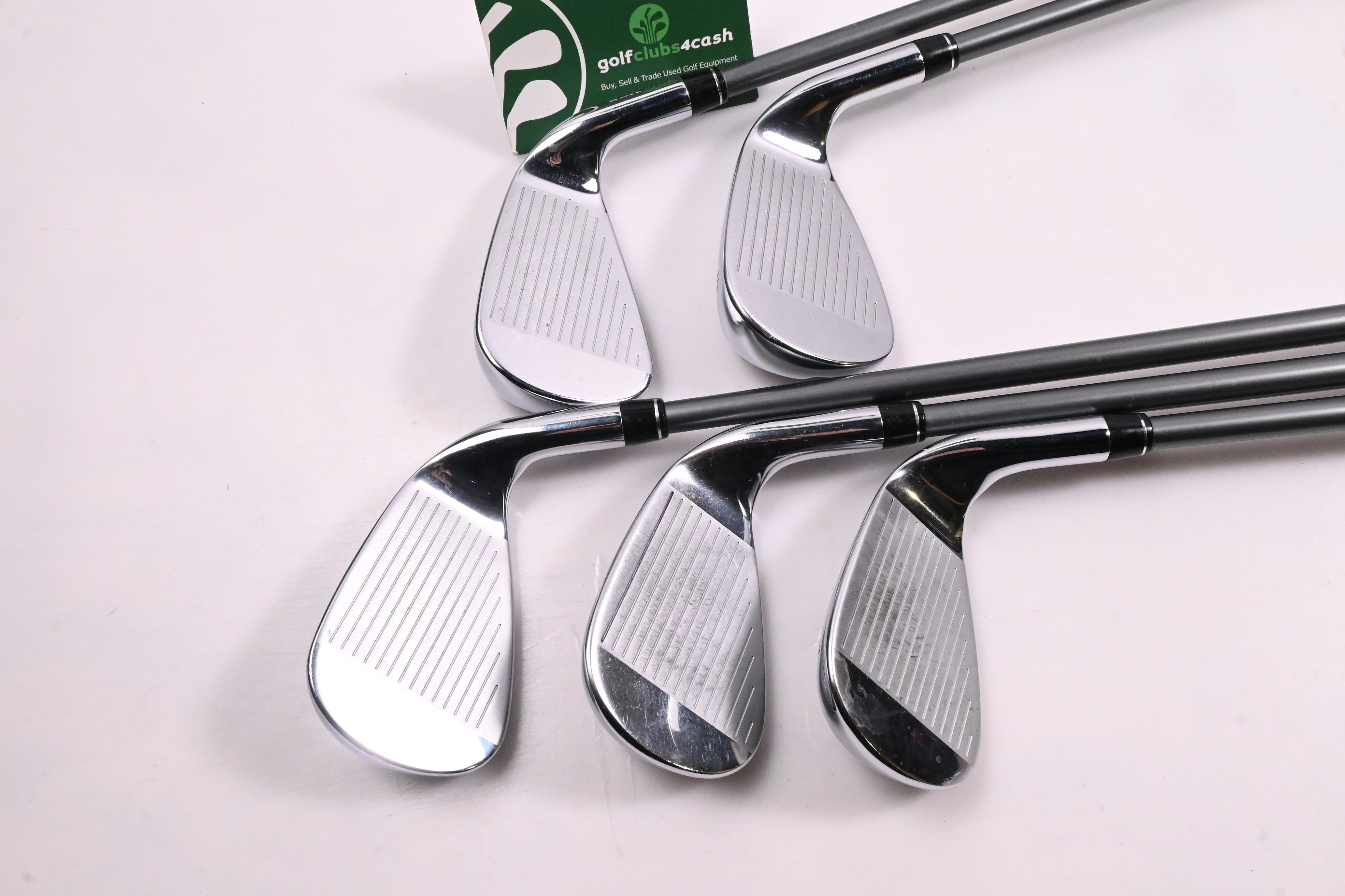 Left Hand Callaway Paradym X Irons / 7-PW+AW / Regular Flex HZRDUS Silver 65