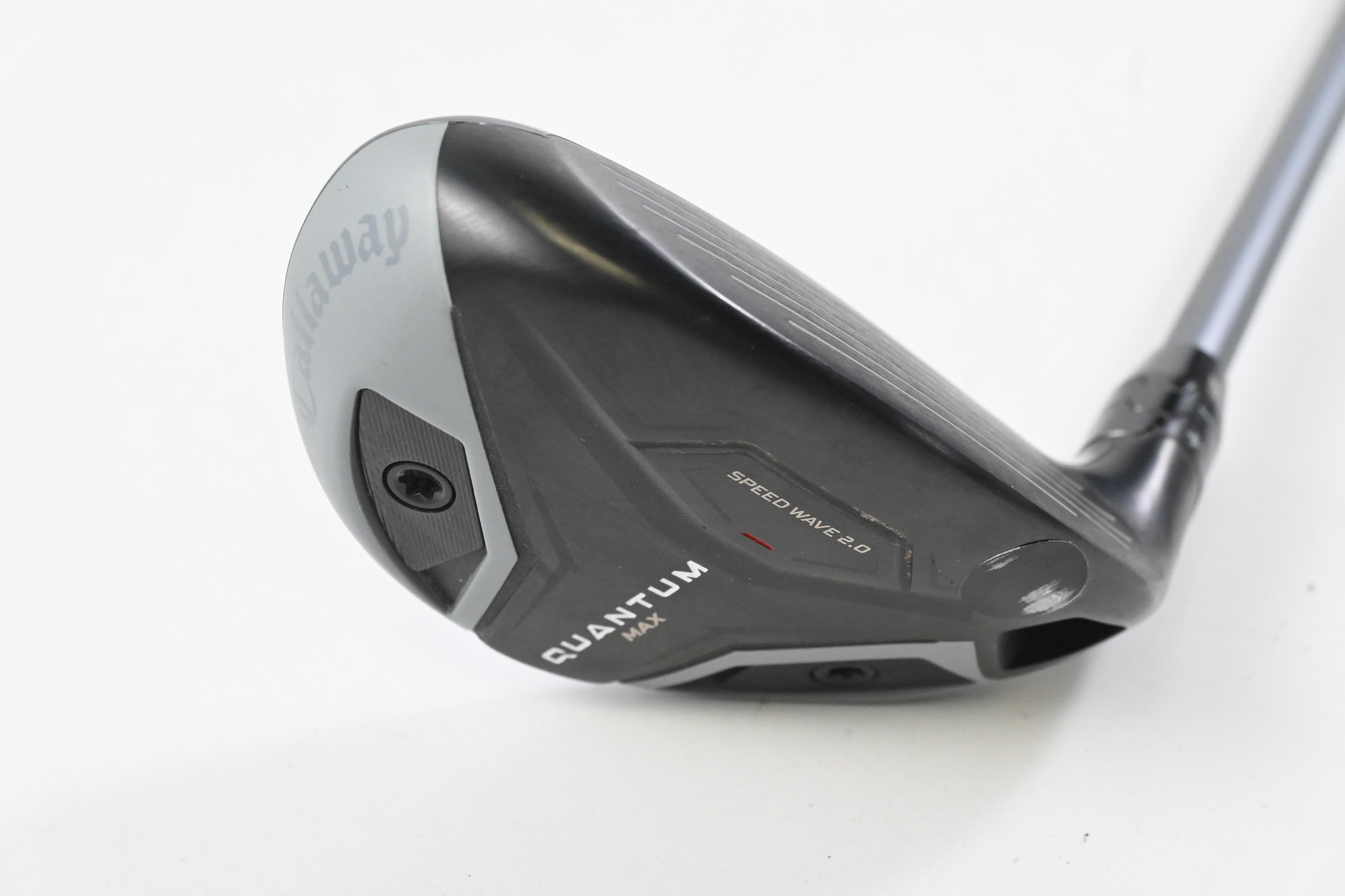 Callaway Quantum Max #6 Hybrid / 27 Degree / Stiff Flex Denali Frost Silver 70