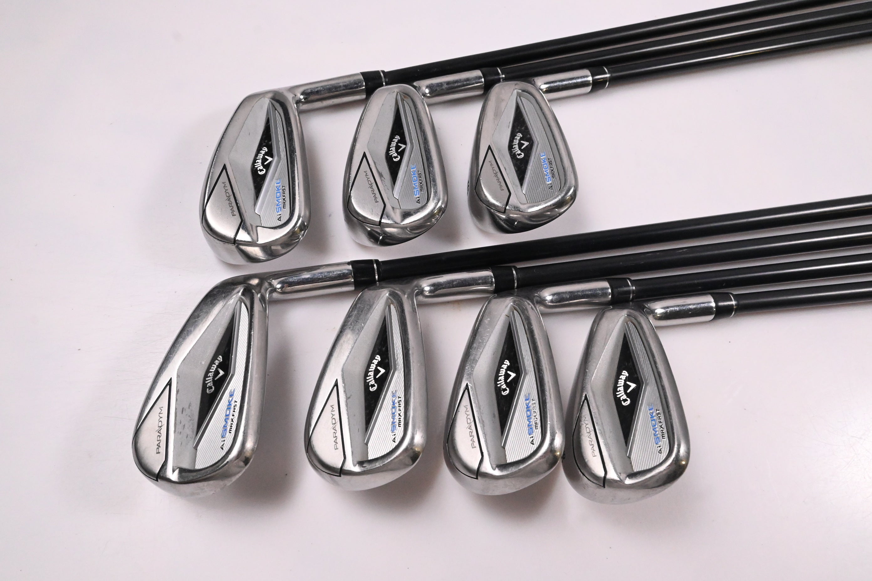 Callaway Paradym Ai Smoke Max Fast Irons / 6-PW+GW+SW / Senior Flex Cypher 2.0