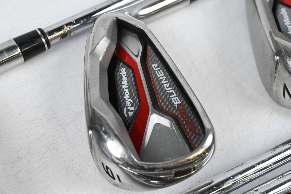 Taylormade Aeroburner Irons / 5-PW+SW / Regular Flex Aero Burner Shafts