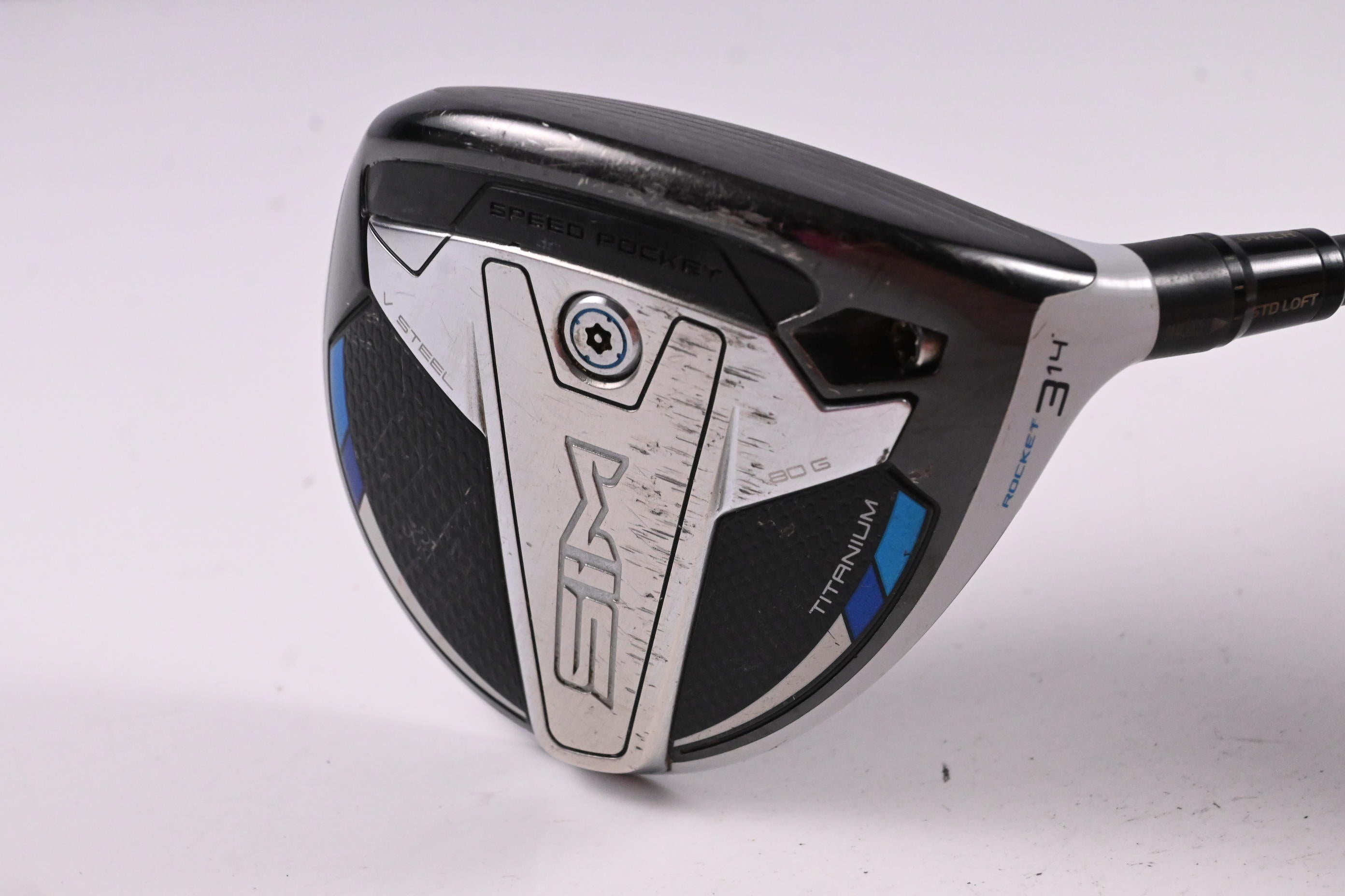 Taylormade SIM Ti Rocket #3 Wood / 14 Degree / X-Flex HZRDUS Smoke Green 70