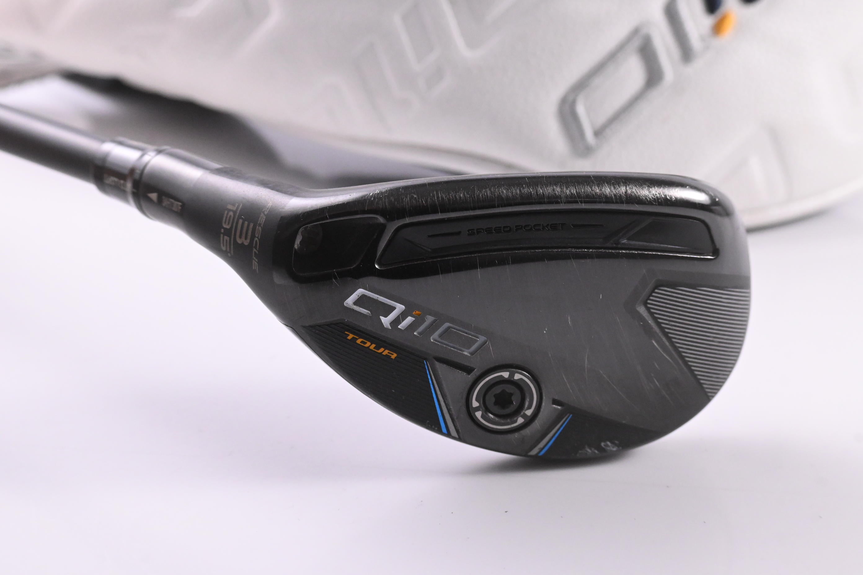 Left Hand Taylormade Qi10 Tour #3 Hybrid / 19.5 Degree / Regular Flex Tensei 65