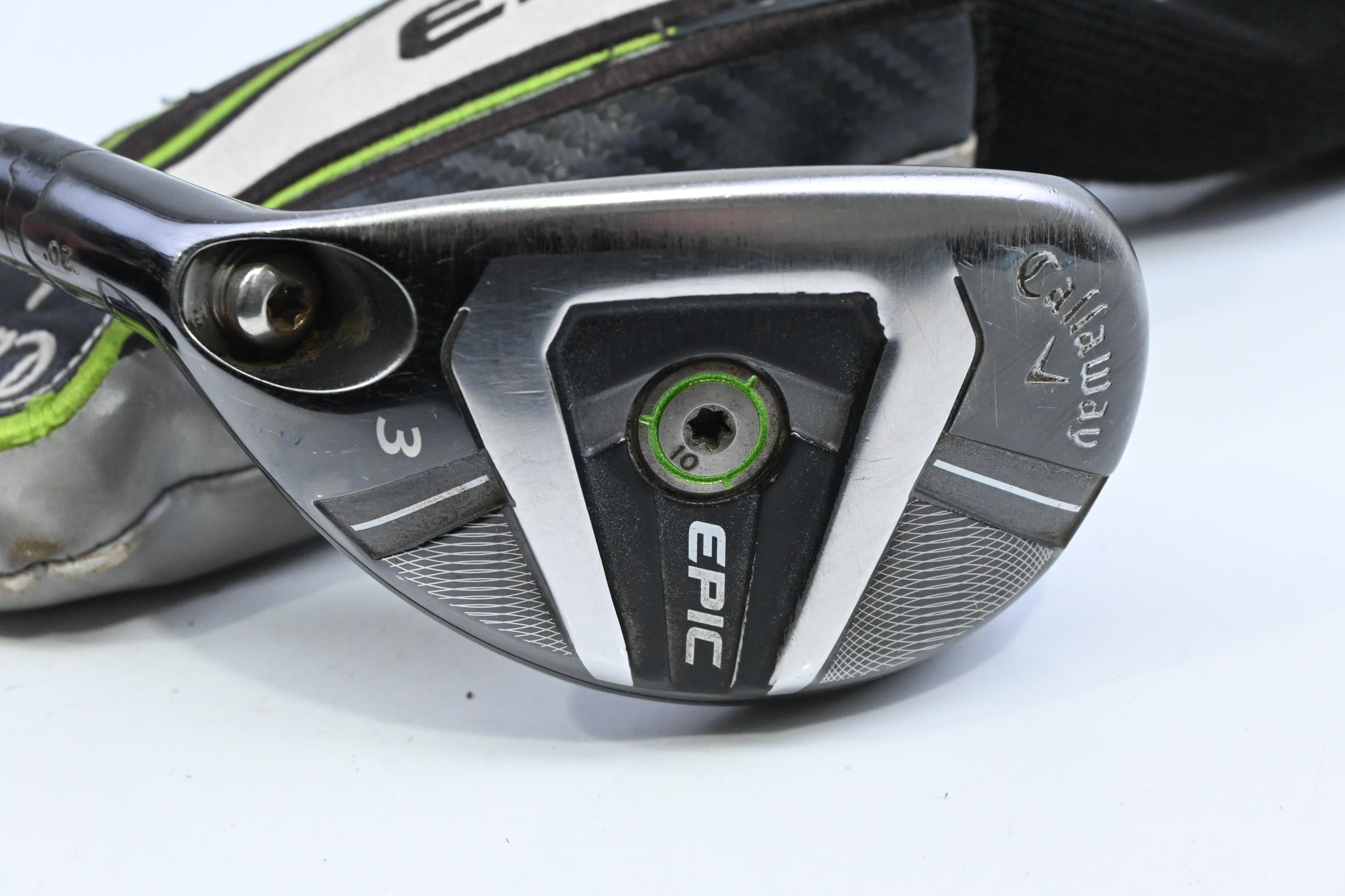 Left Hand Callaway Epic #3 Hybrid / 20 Degree / Regular Flex UST Recoil ES