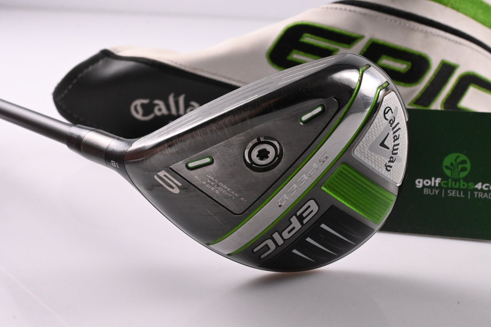 Left Hand Callaway Epic Speed #5 Wood / 18 Degree / Senior Flex Cypher 50 Shaft