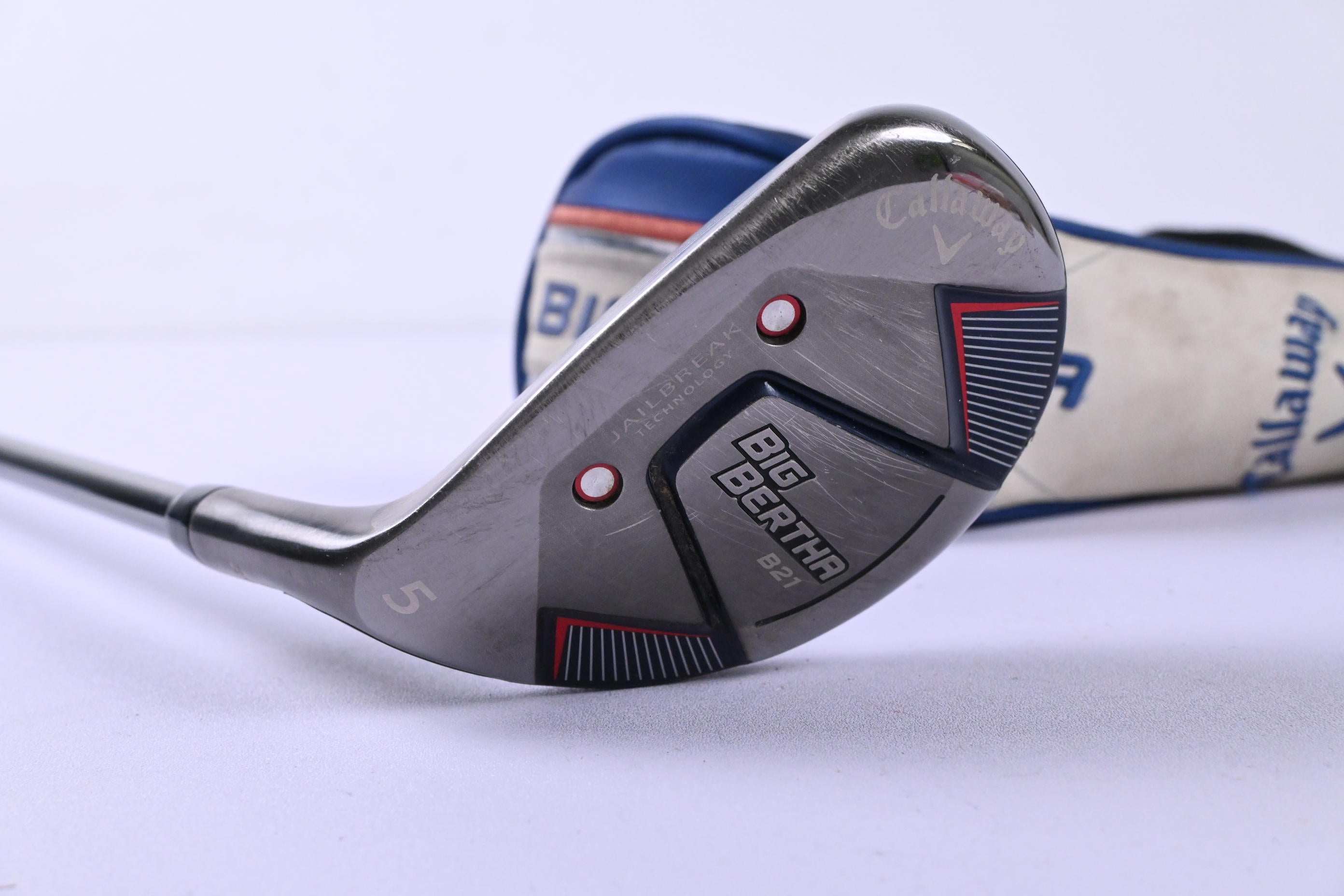 Left Hand Callaway Big Bertha B21 #5 Hybrid / 24 Degree / Regular Flex RCH 65