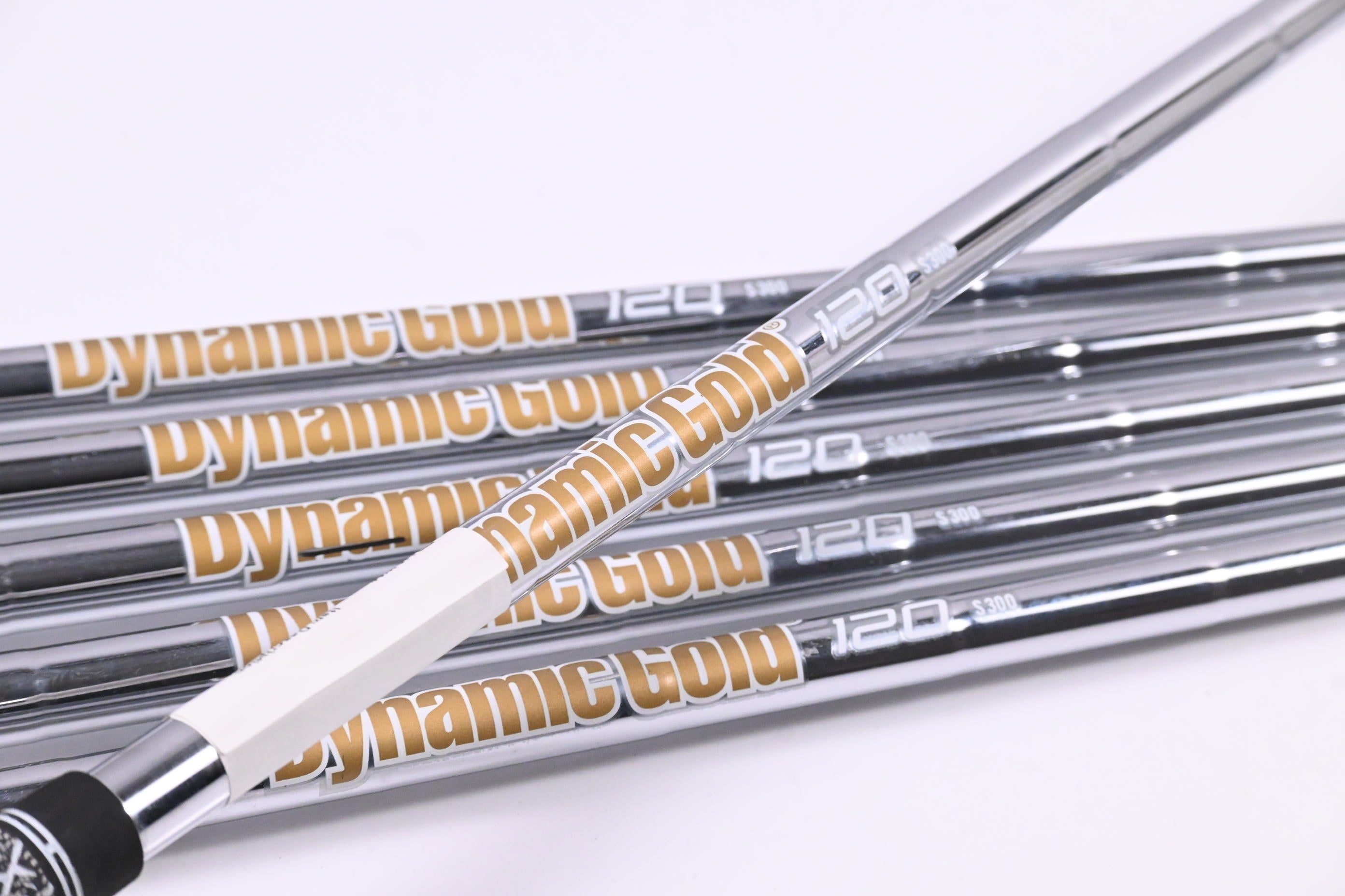 Dynamic Gold 120 S300 Iron Shafts / Stiff Flex / Set Of 6 / .355" Tip
