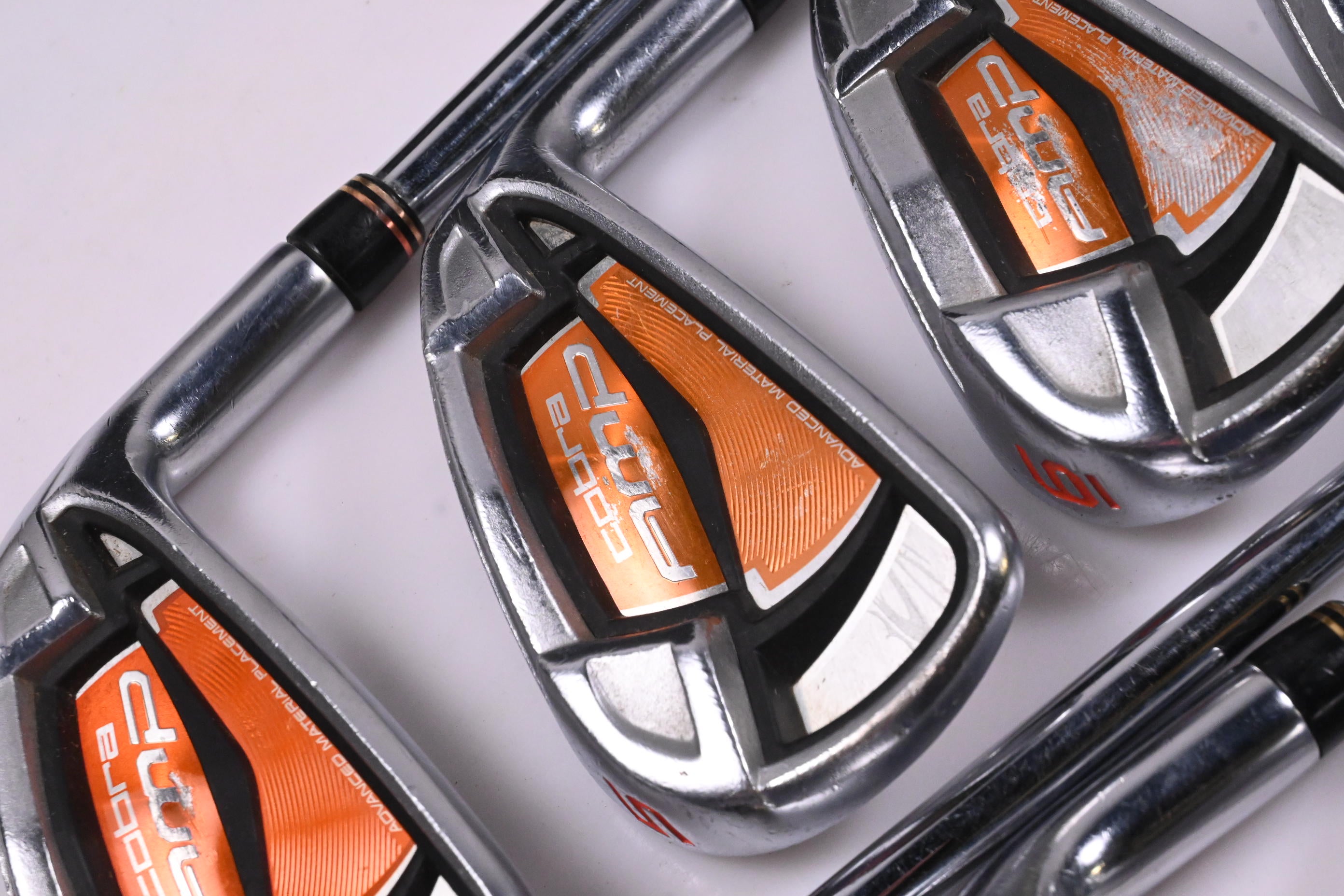 Cobra AMP Forged Irons / 4-PW+SW / Regular Flex Dynalite 90 Shafts