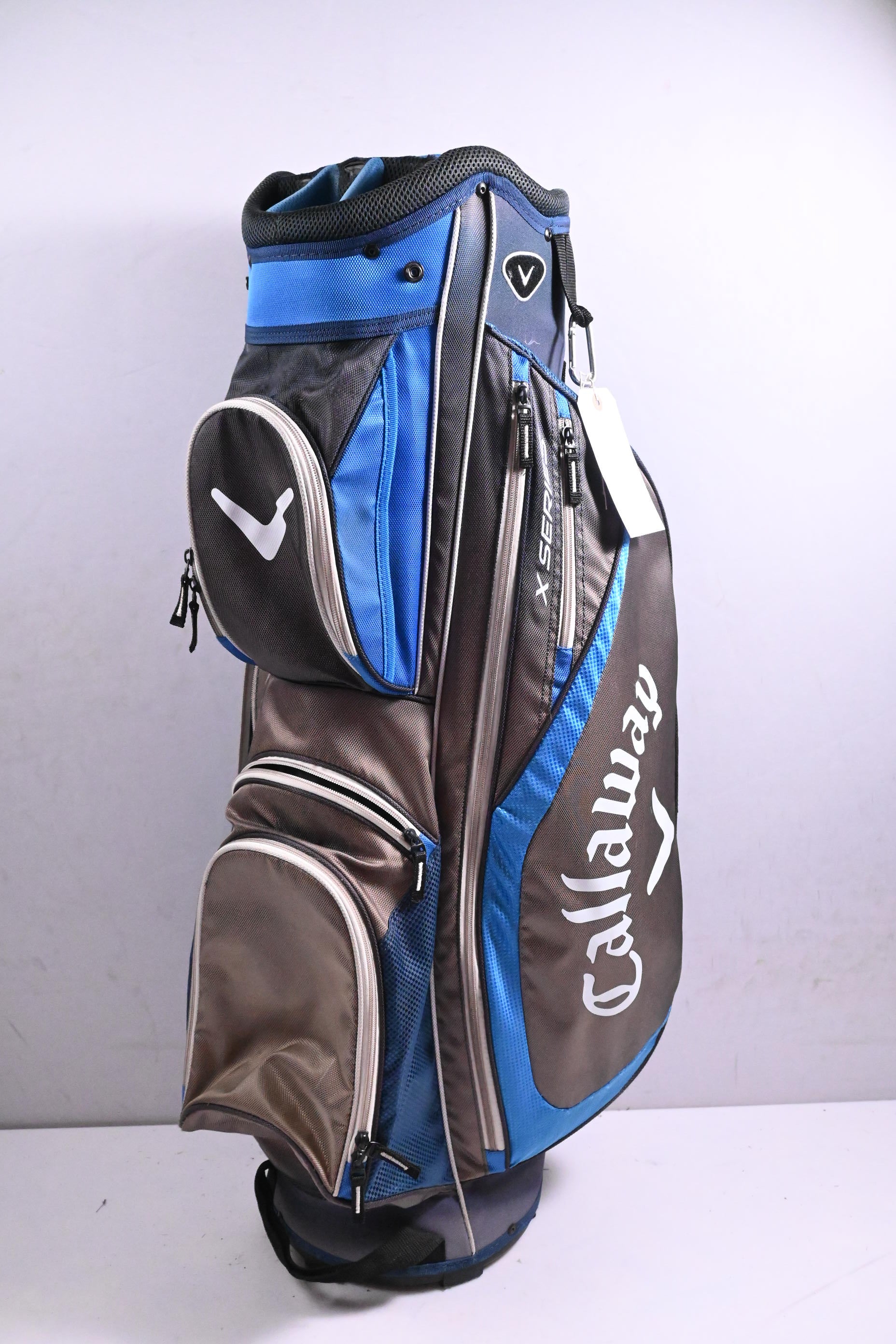 Callaway X-Series Cart Bag / 14-Way Divider / Grey, Blue
