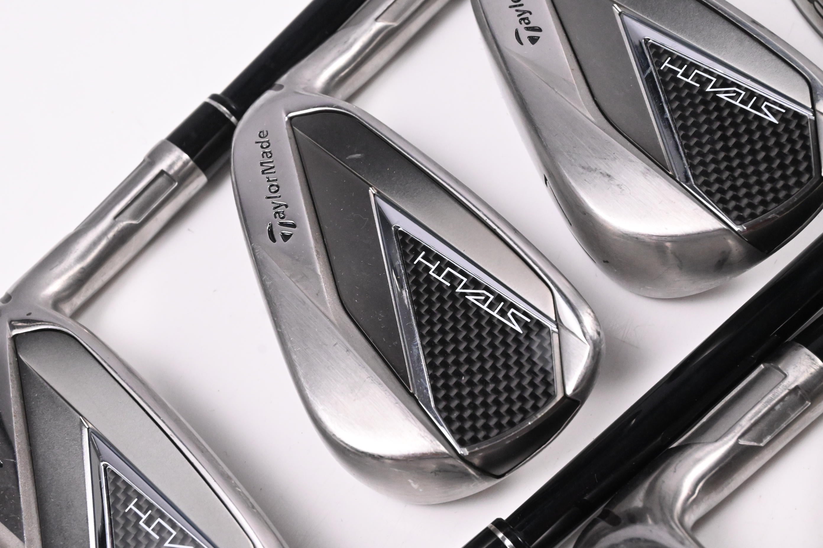 Taylormade Stealth Irons / 5-PW-AW+SW / Senior Flex Fujikura Ventus Red 5 Shafts