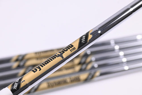 True Temper Dynamic Gold X100 Tour Issue Iron Shafts / X-Flex / Set Of 6 / .355"