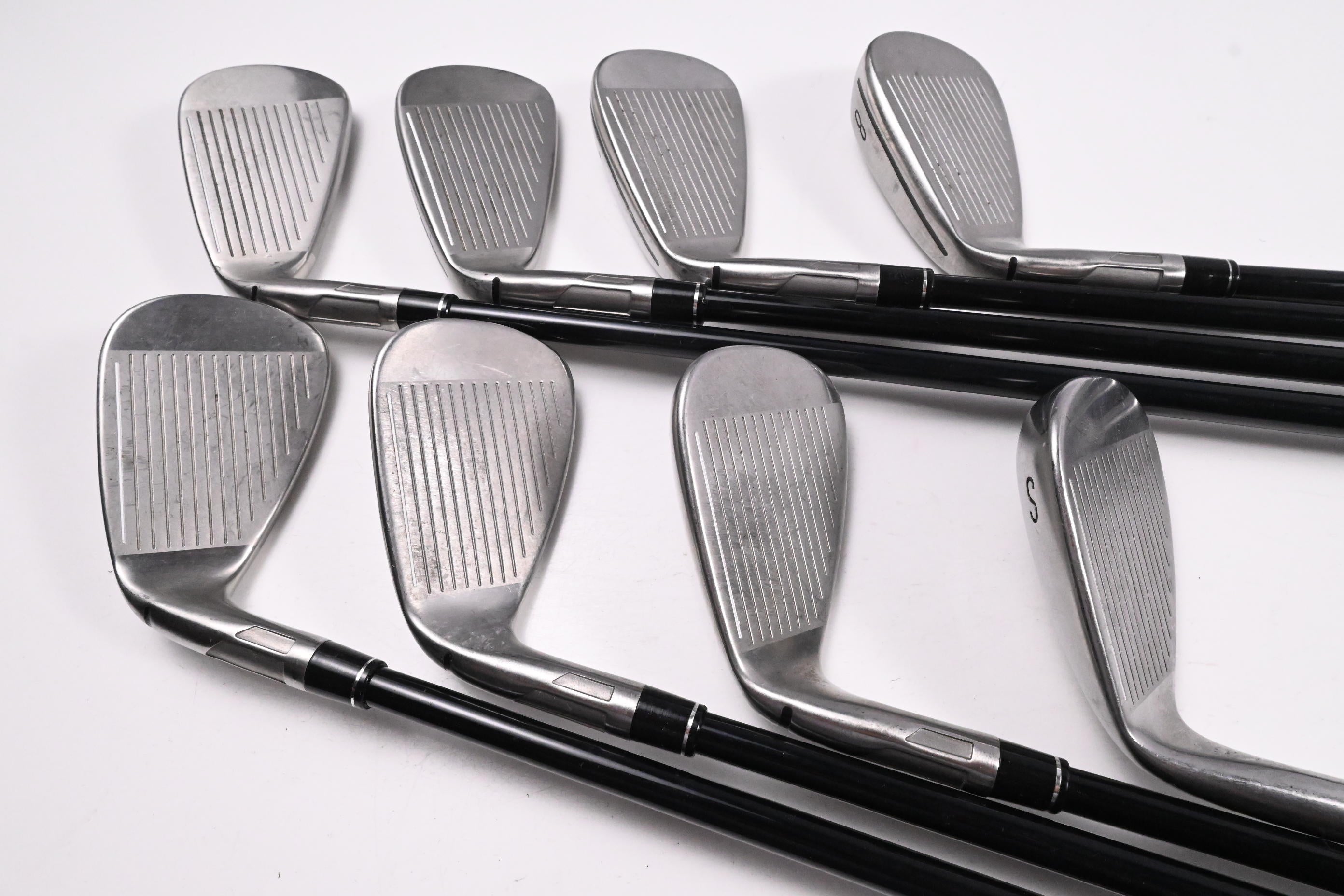 Taylormade Stealth Irons / 5-PW-AW+SW / Senior Flex Fujikura Ventus Red 5 Shafts