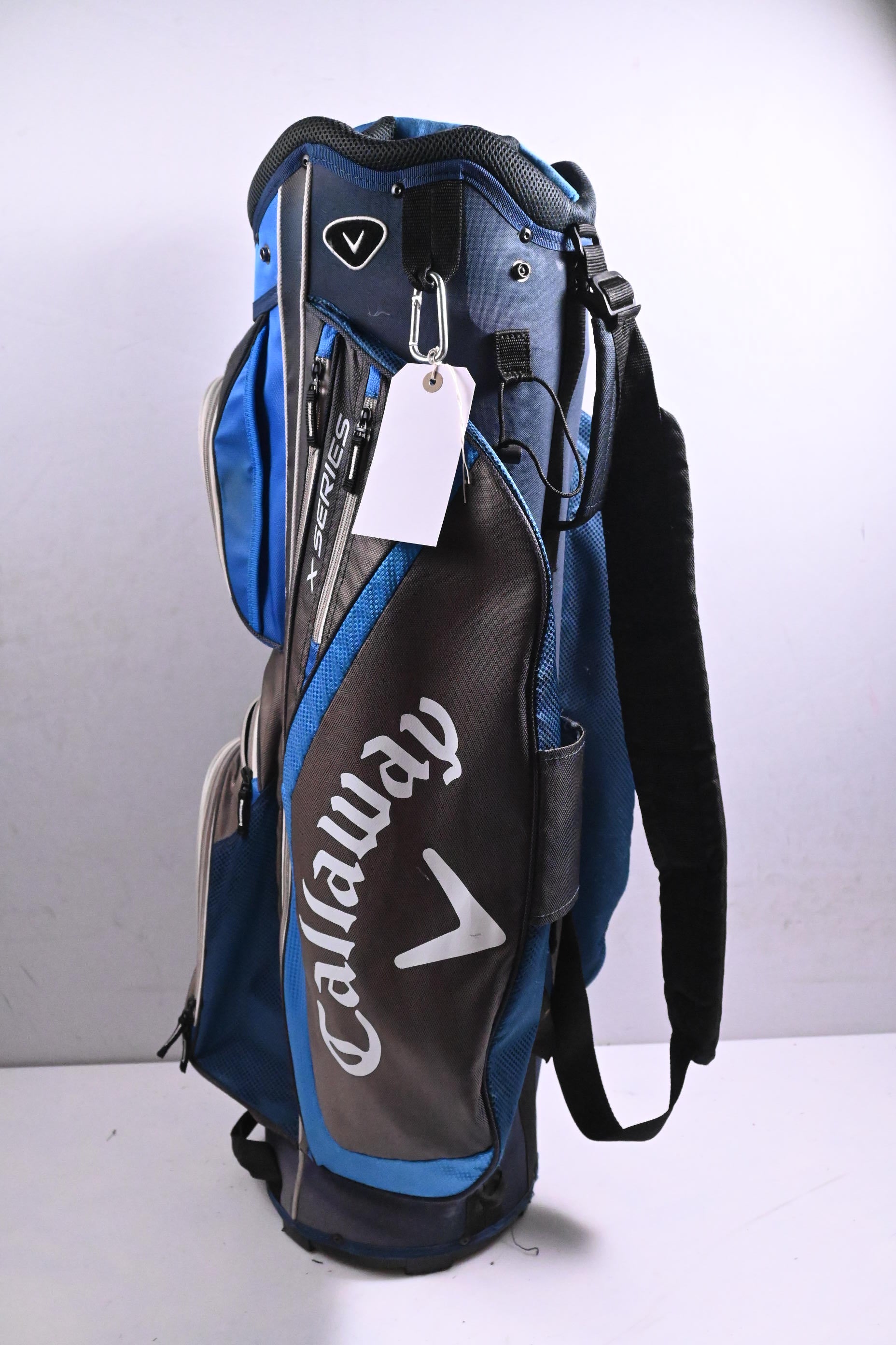 Callaway X-Series Cart Bag / 14-Way Divider / Grey, Blue