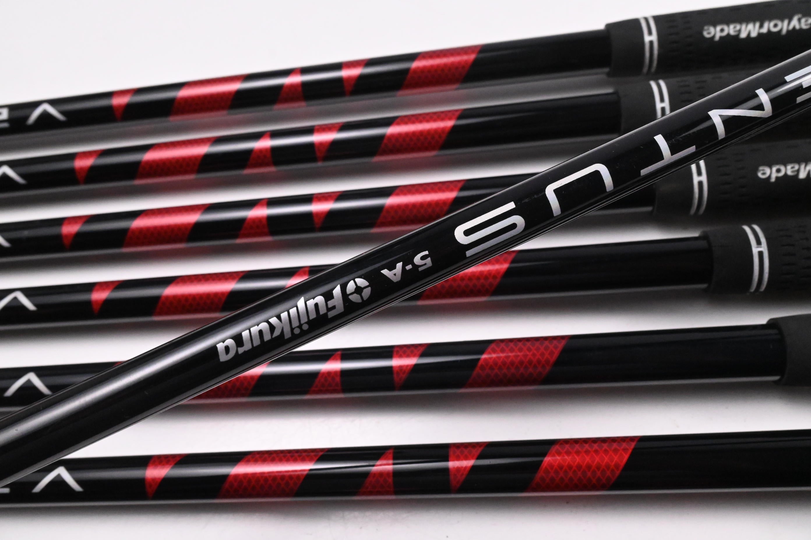 Taylormade Stealth Irons / 5-PW-AW+SW / Senior Flex Fujikura Ventus Red 5 Shafts