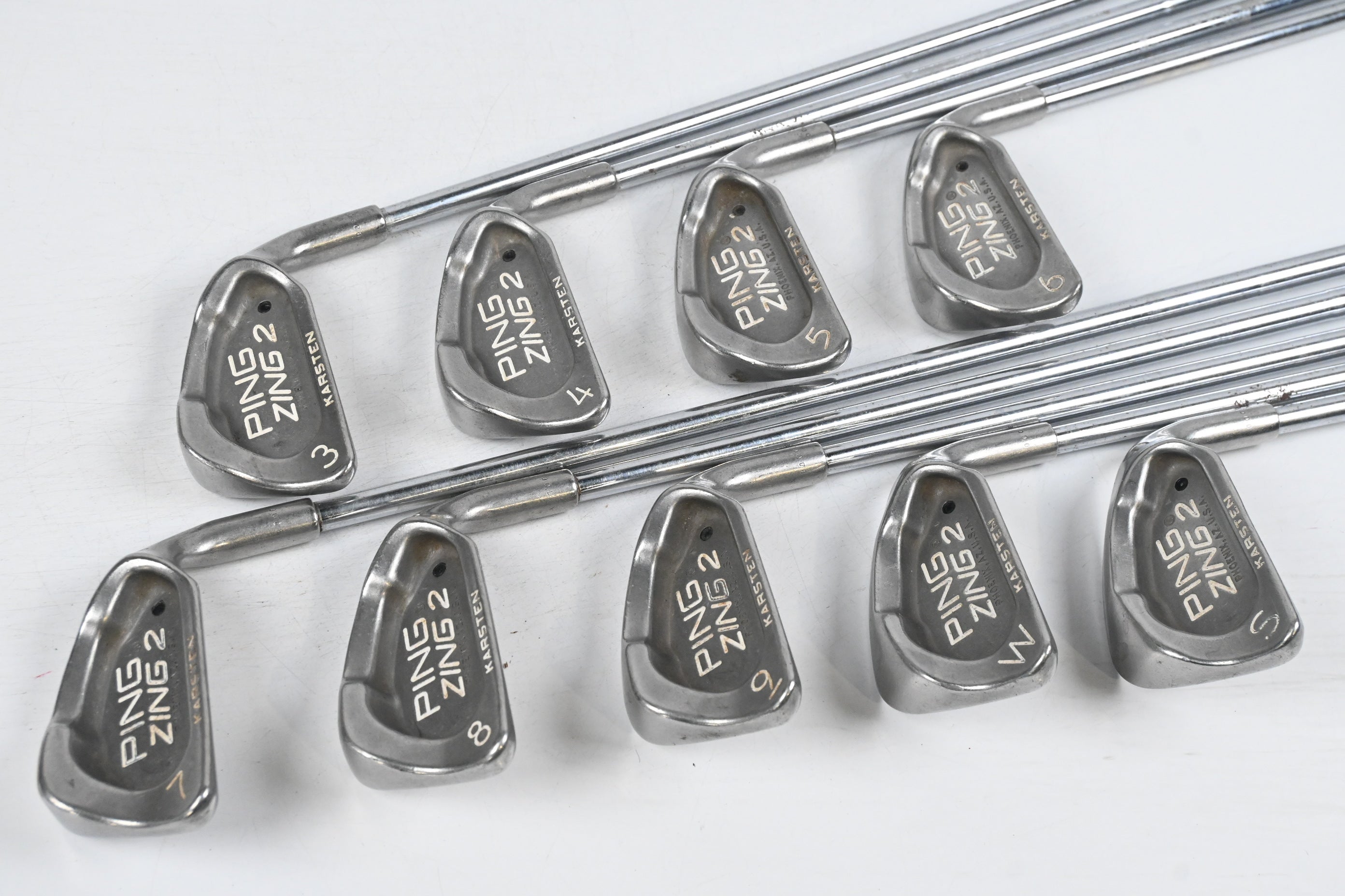 Ping Zing 2 Irons / 3-PW / Black Dot / Stiff Flex Ping Karsten Shafts