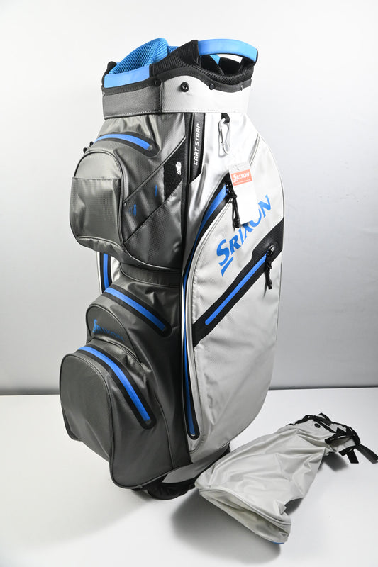 Srixon SRX Cart Bag / 14-Way Divider / Grey, White & Blue
