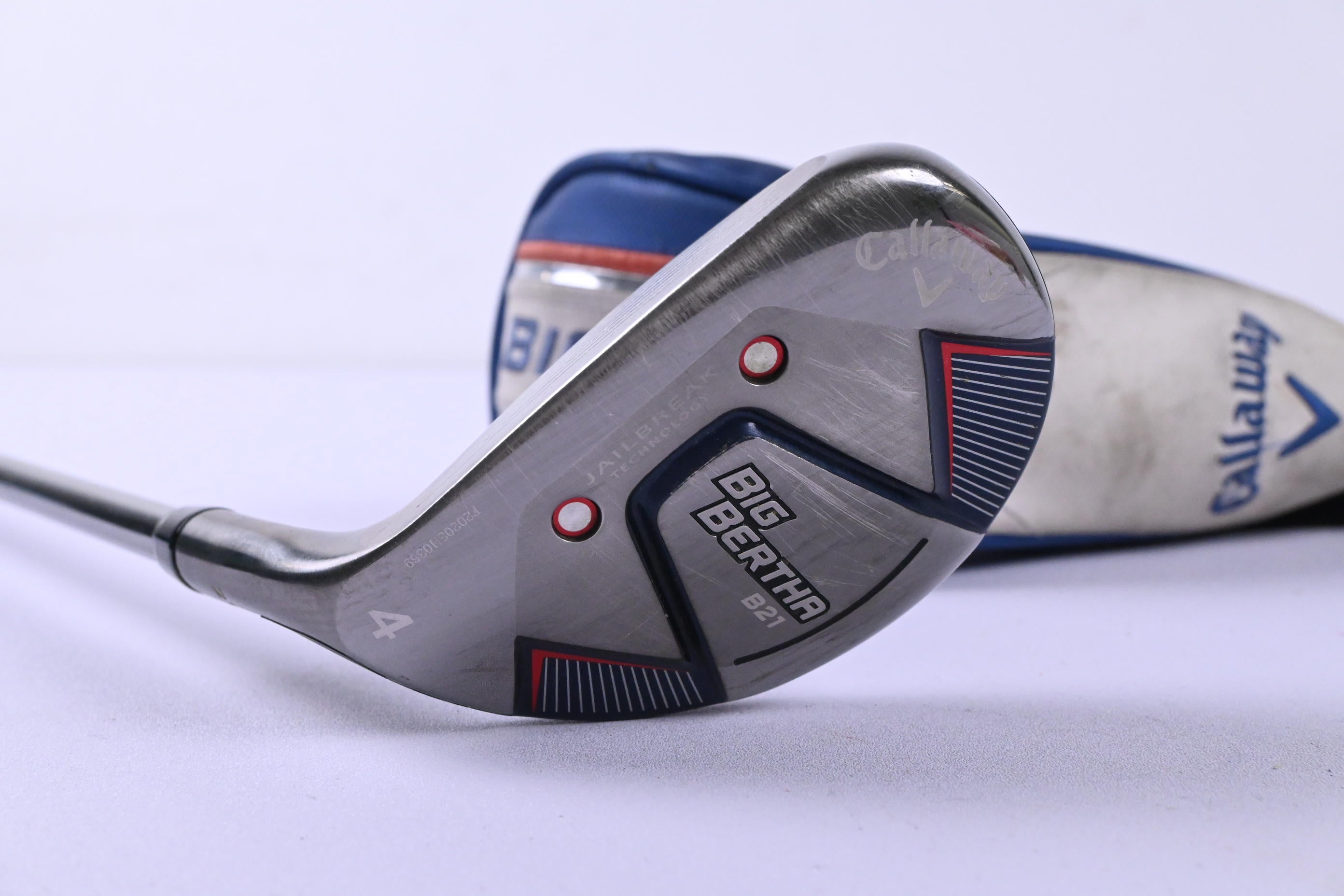 Left Hand Callaway Big Bertha B21 #4 Hybrid / 21 Degree / Regular Flex RCH 65