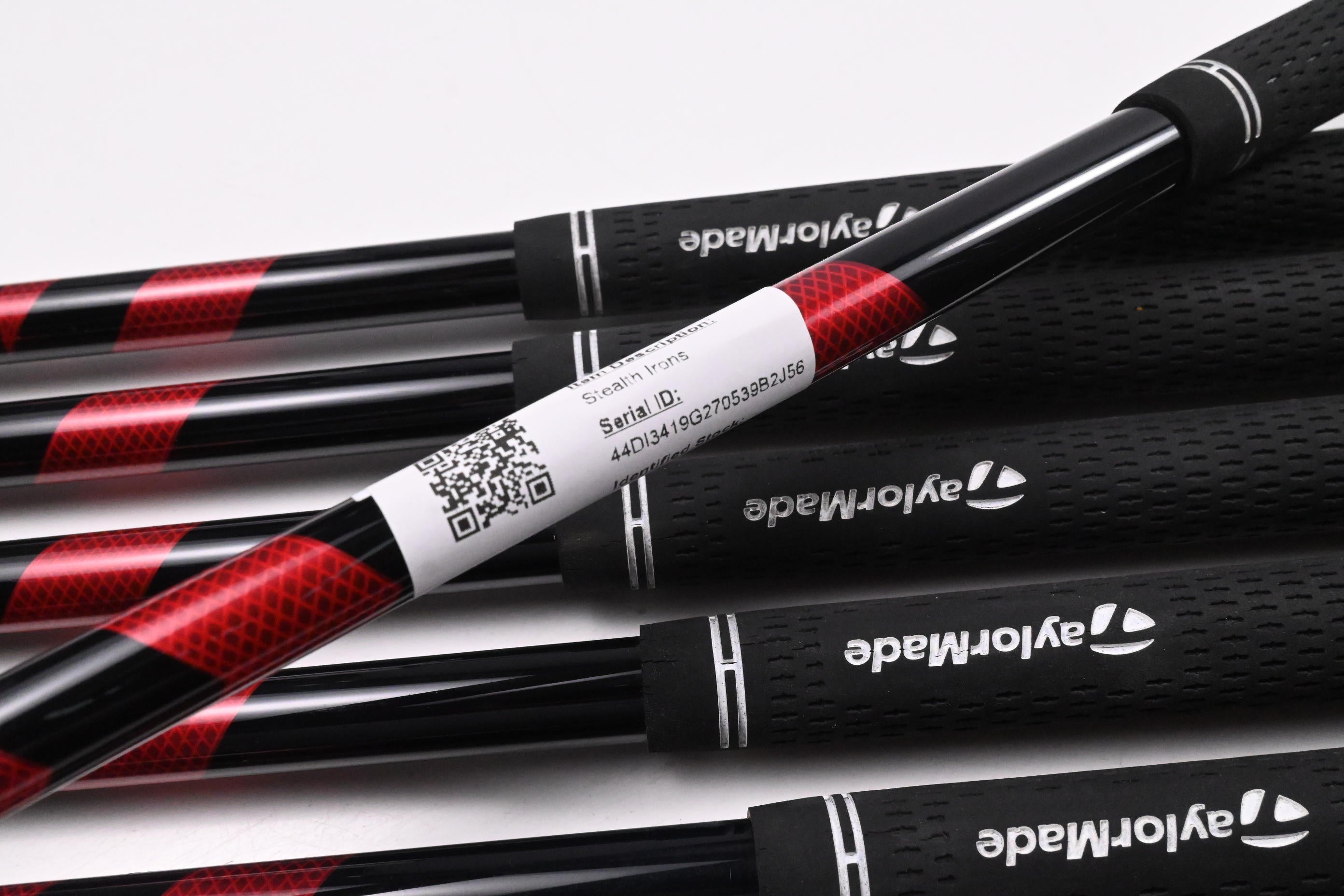 Taylormade Stealth Irons / 5-PW-AW+SW / Senior Flex Fujikura Ventus Red 5 Shafts