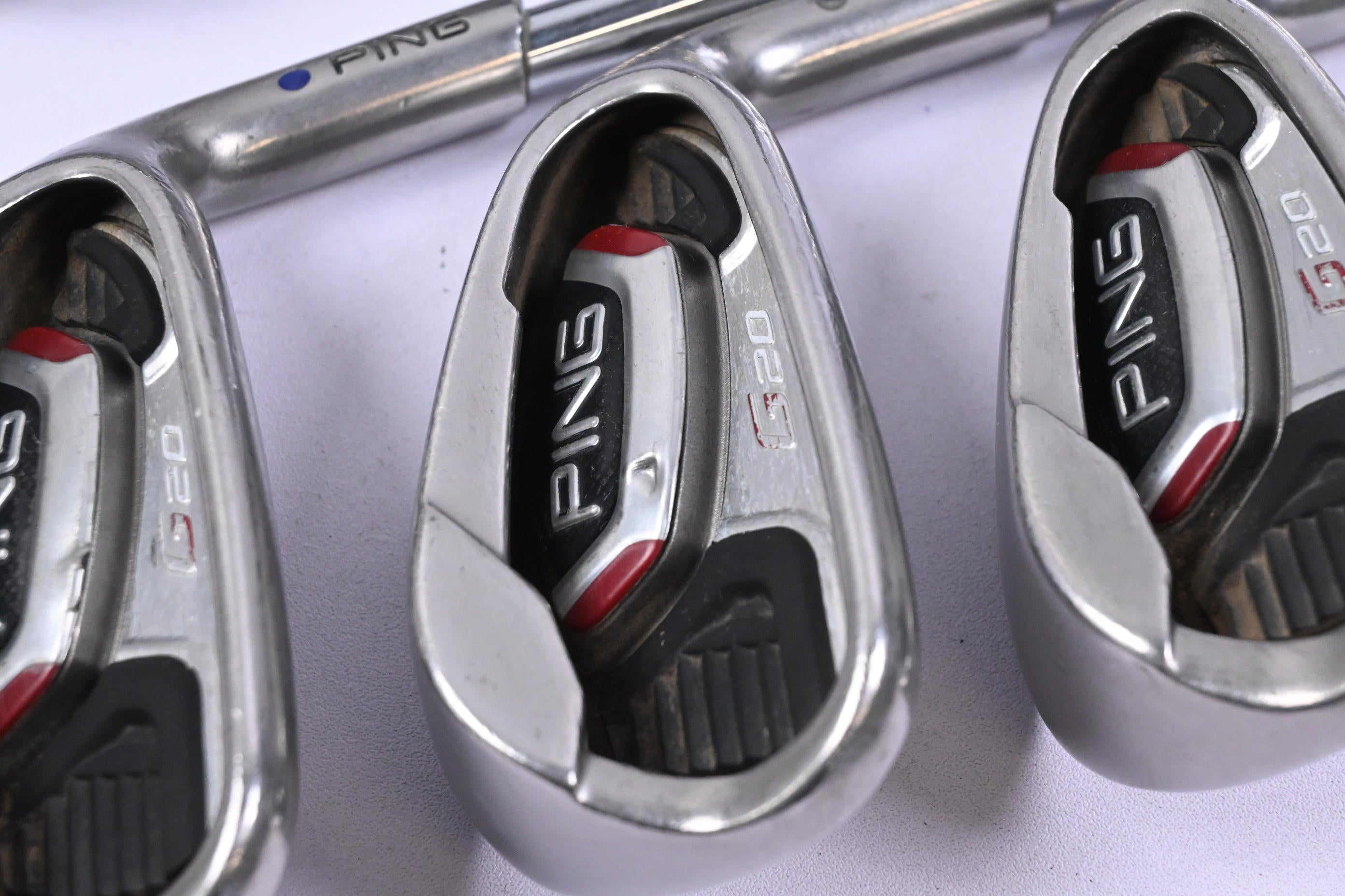 Ping G20 Irons / 6-PW+SW / Purple Dot / Regular Flex Steel Shafts