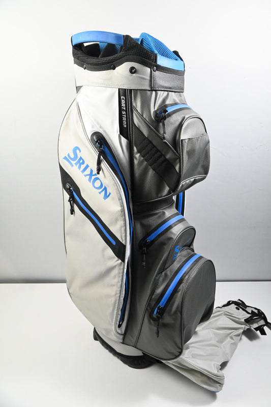 Srixon SRX Cart Bag / 14-Way Divider / Grey, White & Blue