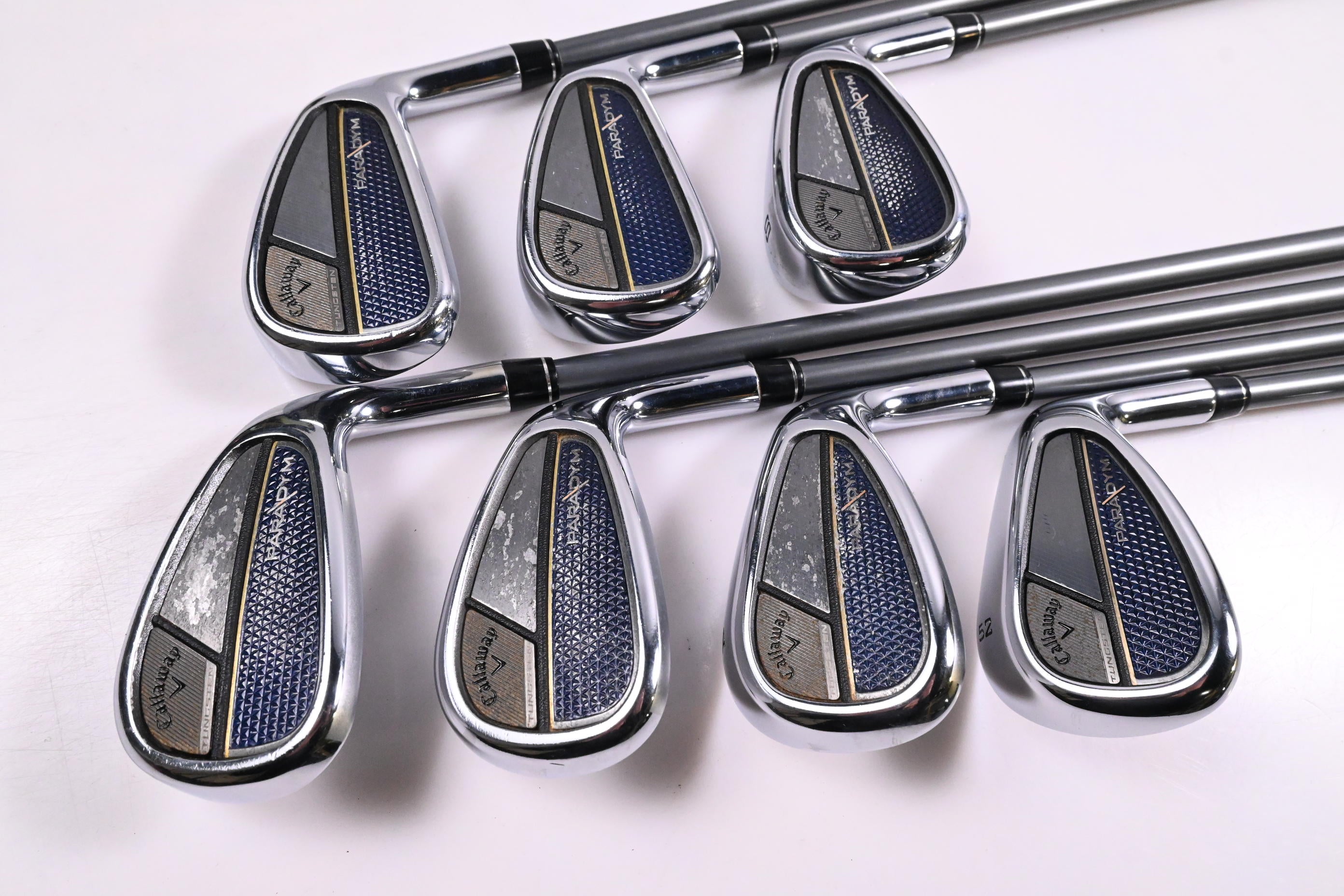 Callaway Paradym Irons / 6-PW+GW+52° / Regular Flex Hzrdus Gen4 Silver 65
