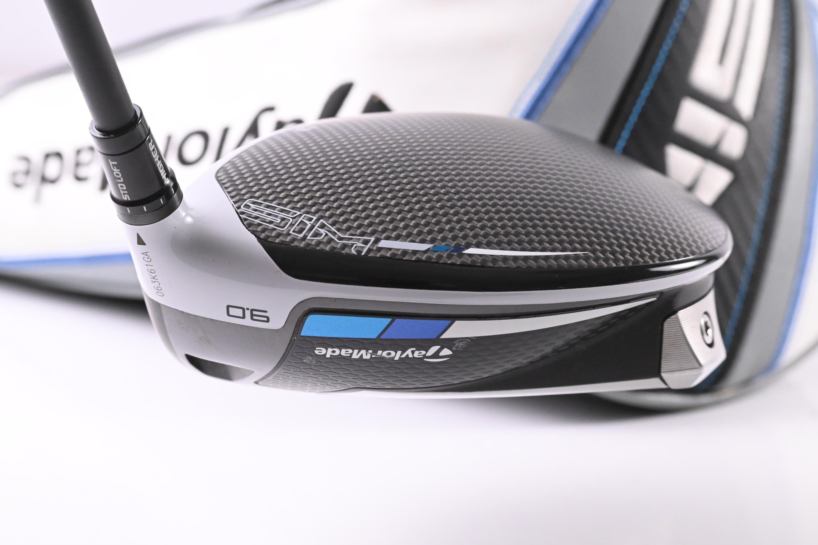 Taylormade SIM Max Driver / 9 Degree / Stiff Flex Tensei 1K Black 75 Shaft