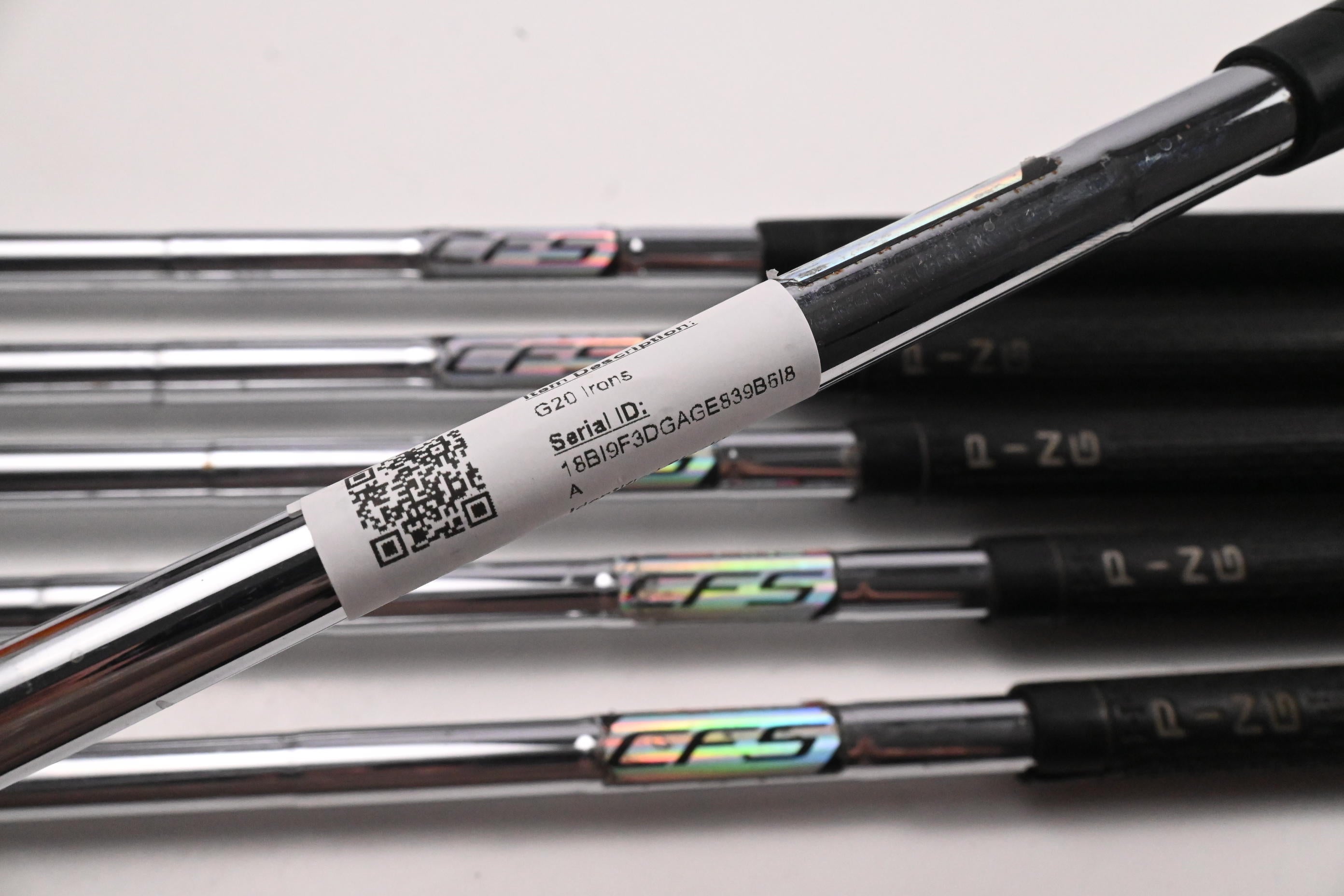 Ping G20 Irons / 6-PW+SW / Green Dot / Regular Flex Ping CFS Shafts