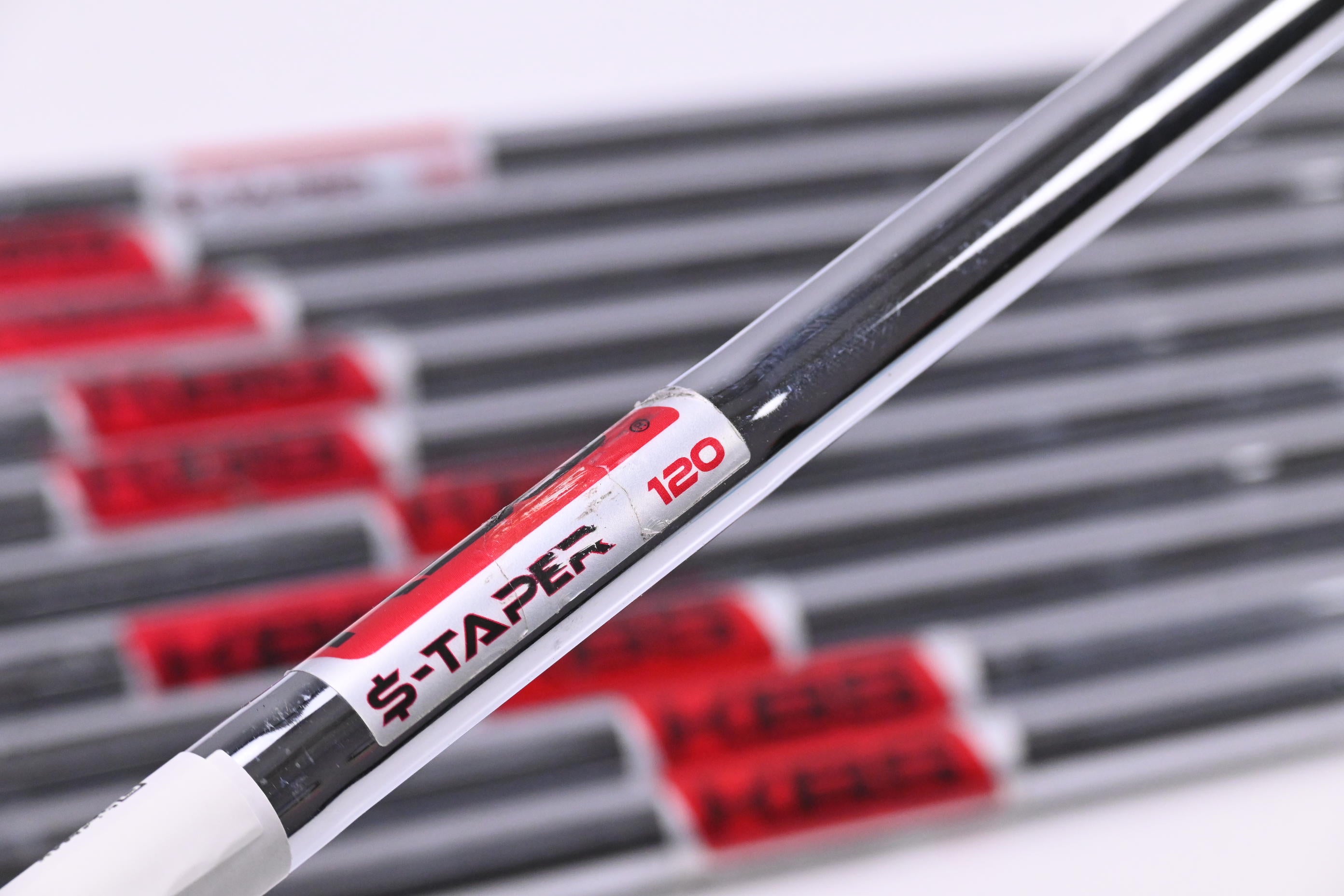 KBS $-Taper 120 Iron Shafts / Stiff Flex / Set of 11 / .355" Tip