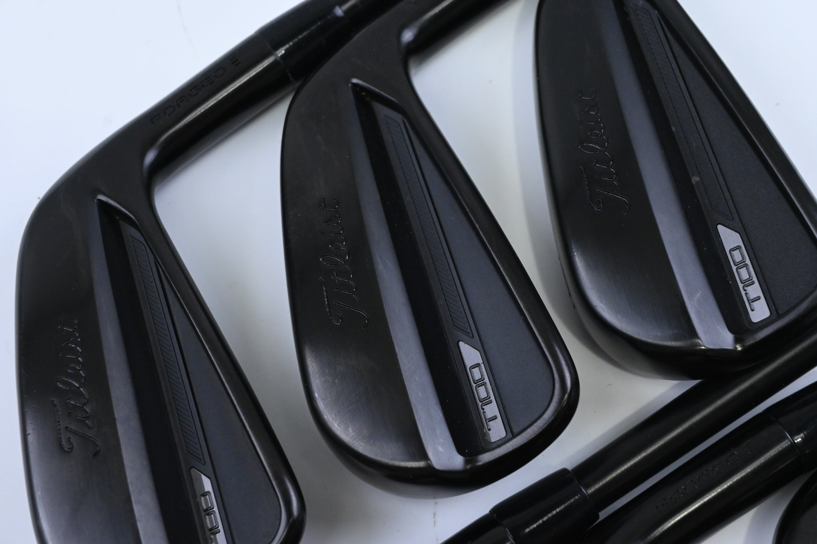 Titleist T100 Black Vapor Irons / 4-9 / X-Flex AMT White X100 Shafts