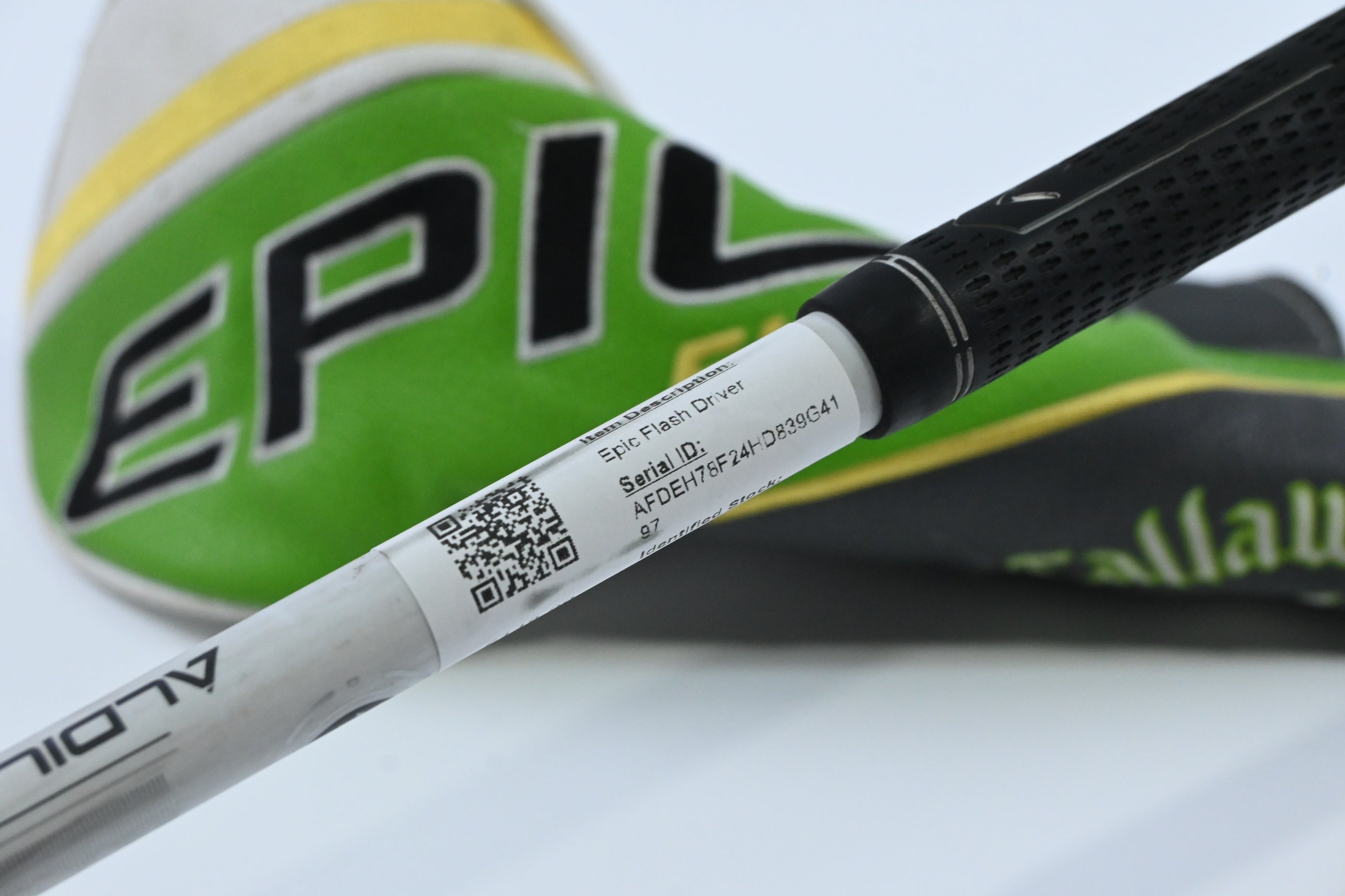 Callaway Epic Flash Driver / 10.5 Degree / Stiff Flex Aldila Rogue Black 60