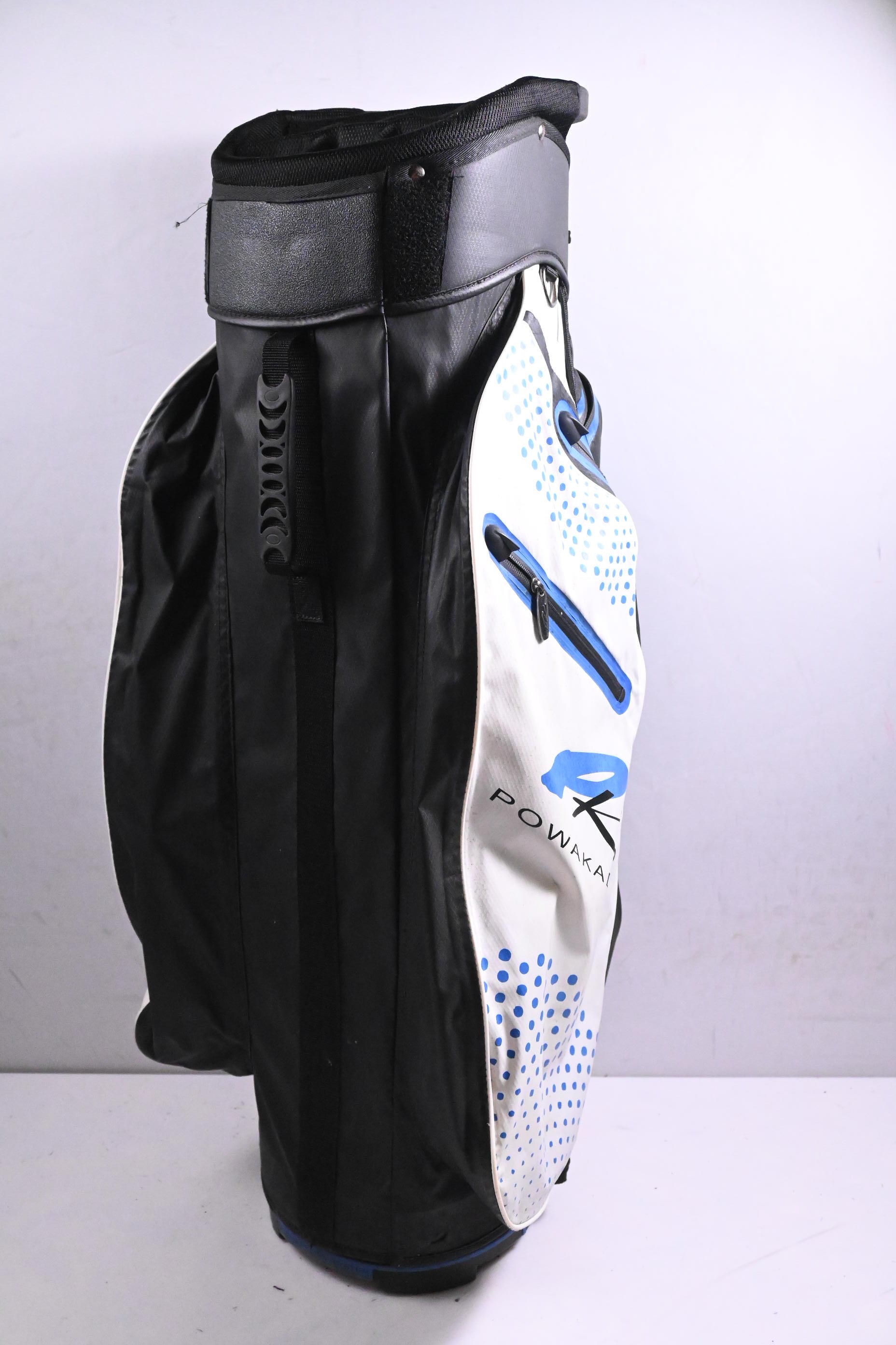 Powakaddy Dri Edition Cart Bag / 14-Way Divider / Black, White, Blue