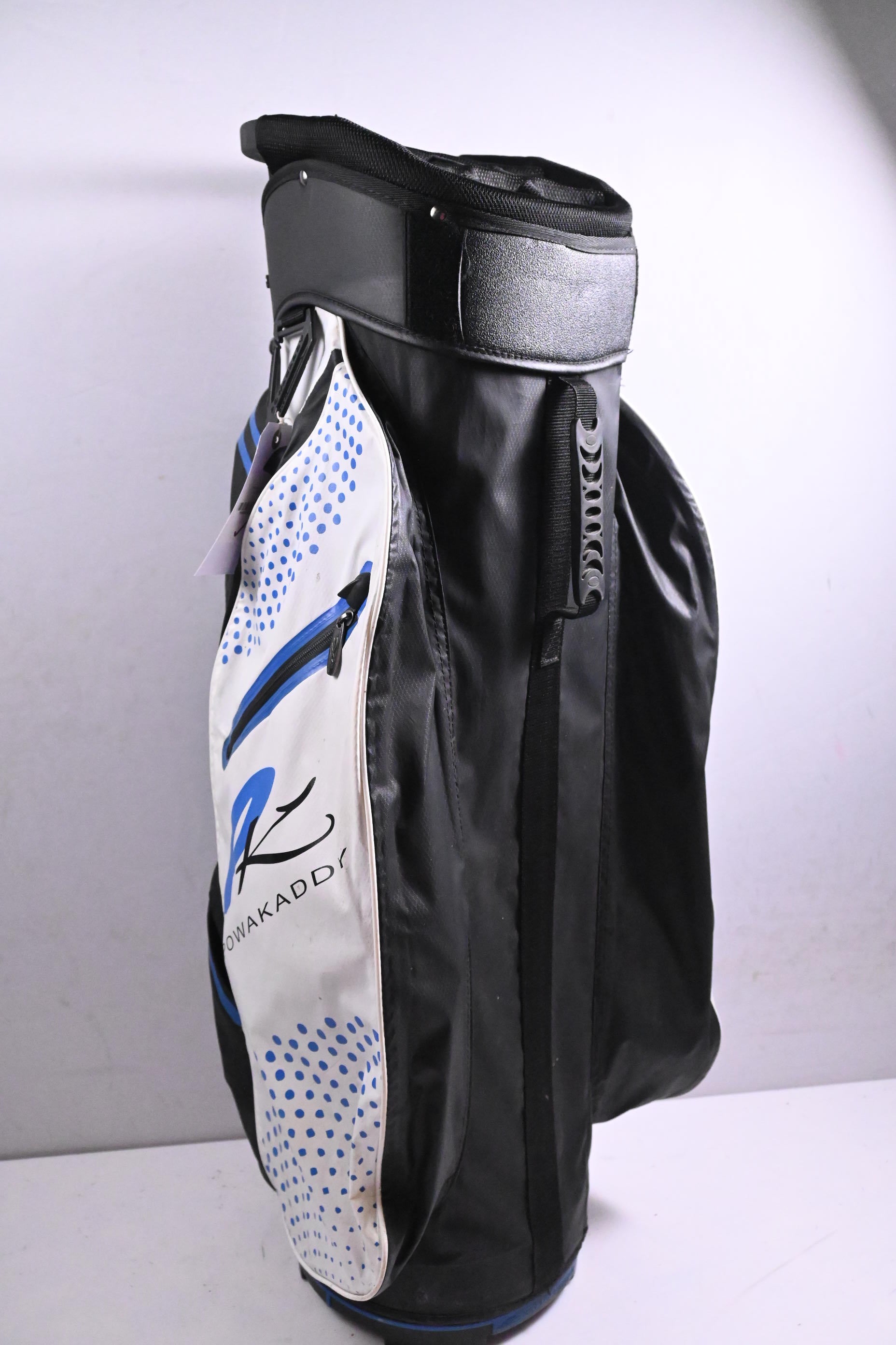 Powakaddy Dri Edition Cart Bag / 14-Way Divider / Black, White, Blue