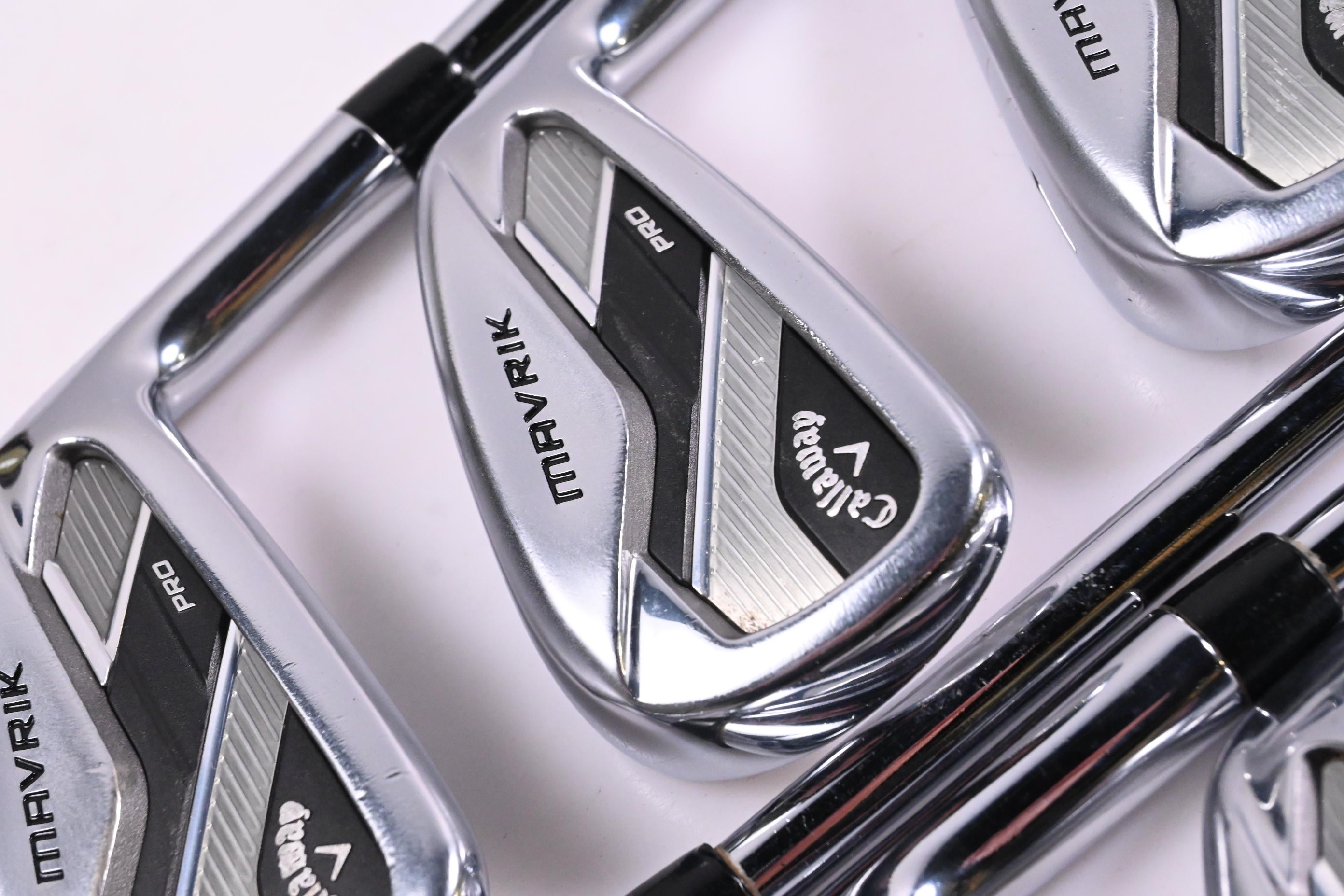Callaway Mavrik Pro Irons / 5-PW+GW / Stiff Flex Elevate MPH 95 Shafts