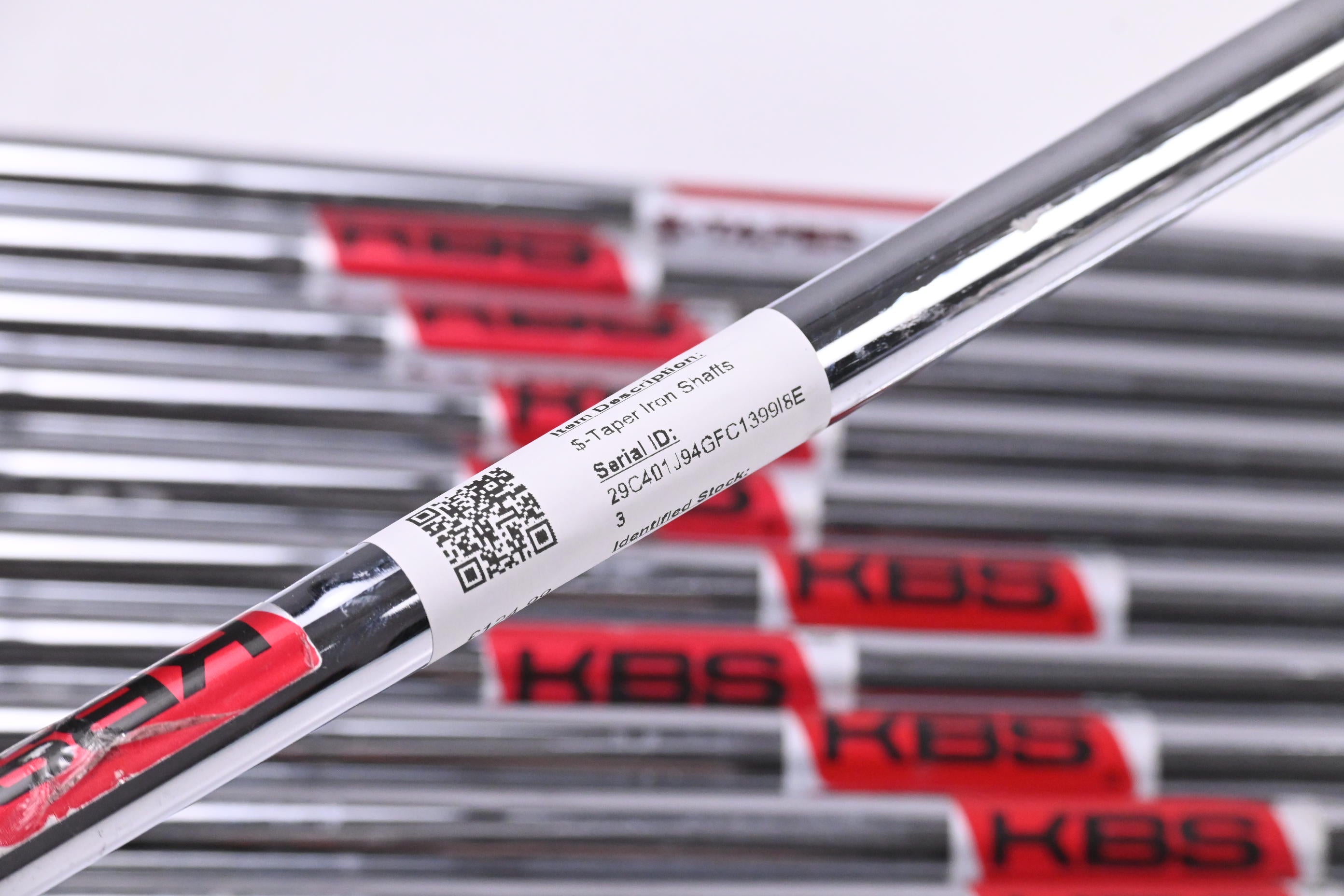 KBS $-Taper 120 Iron Shafts / Stiff Flex / Set of 11 / .355" Tip