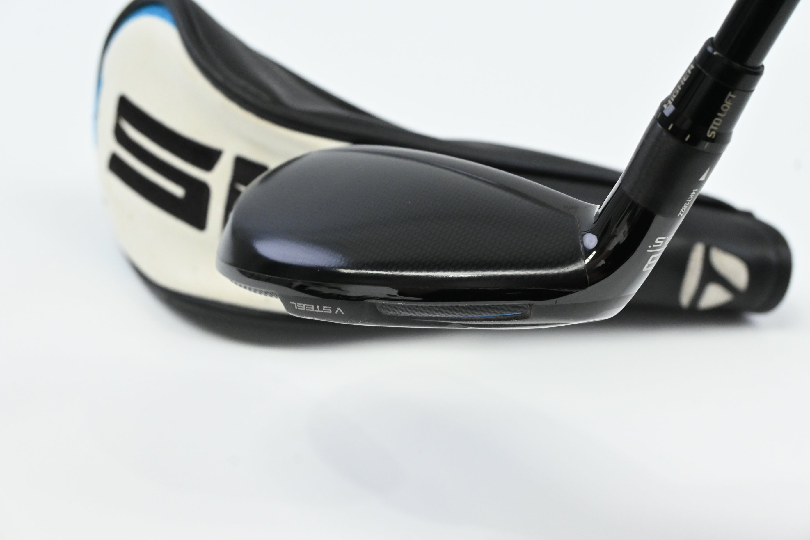 Left Hand Taylormade SIM2 #3 Hybrid / 19.5 Degree / X-Flex HZRDUS Smoke Black 90