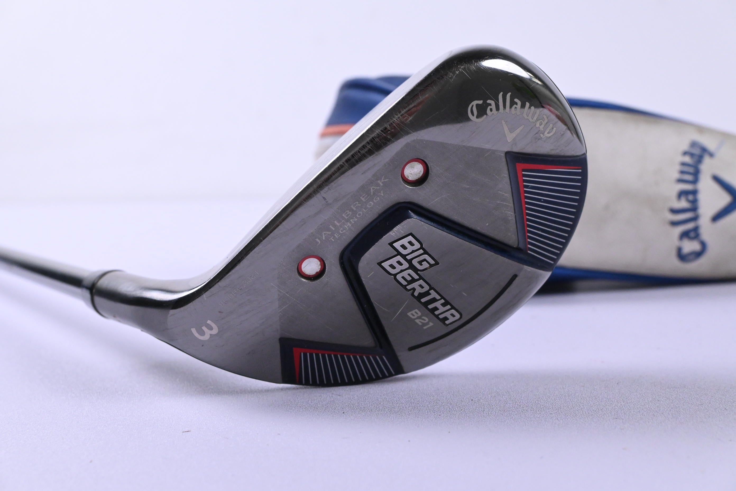 Left Hand Callaway Big Bertha B21 #3 Hybrid / 19 Degree / Regular Flex RCH 65