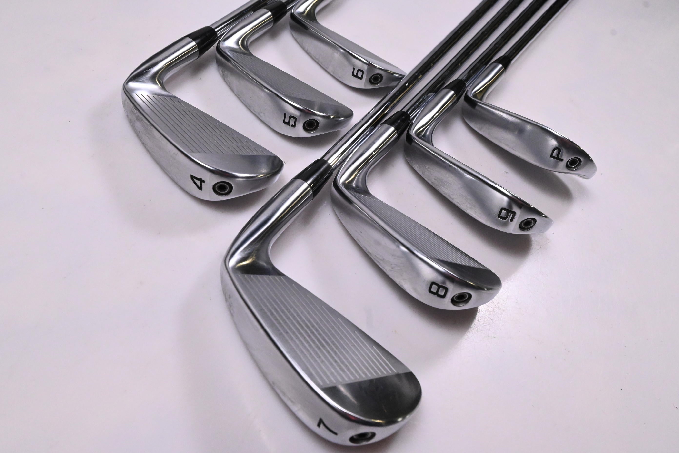 Left Hand Cobra Forged Tec 2022 Irons / 4-PW / Stiff Flex KBS $-Taper Lite
