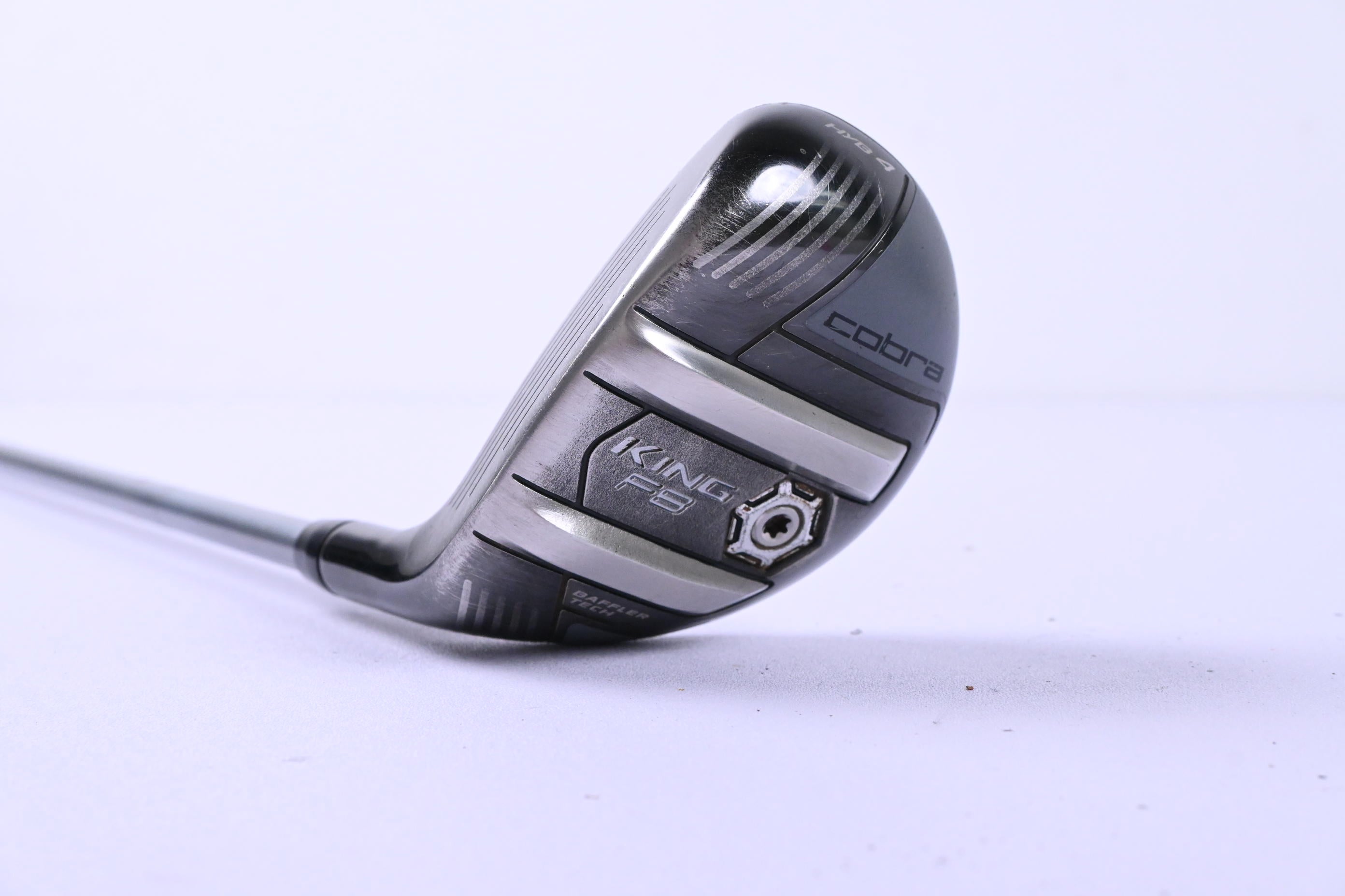 Left Hand Cobra King F8 #4 Hybrid / 22 Degree / Senior Flex Aldila Rogue Pro 75