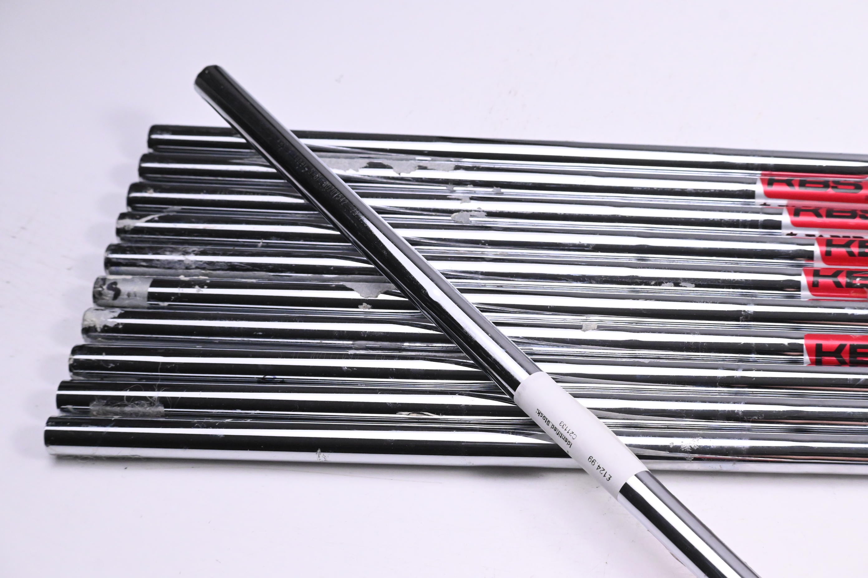 KBS $-Taper 120 Iron Shafts / Stiff Flex / Set of 11 / .355" Tip