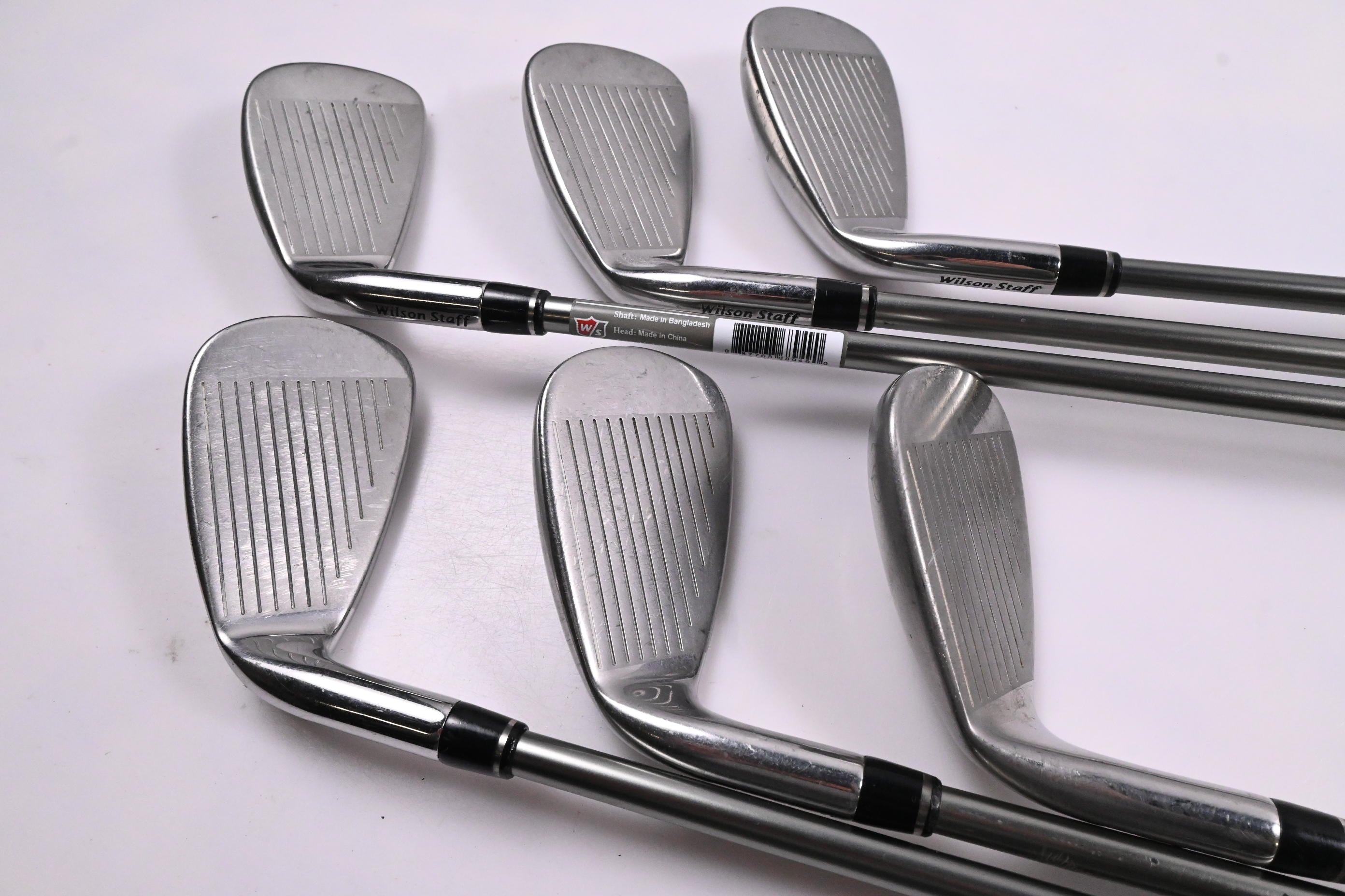Wilson D350 Irons / 6-PW+SW / Regular Flex UST Elements Chrome 59 Shafts